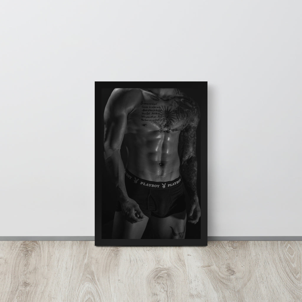 Men -- High Quality -- Framed on photo paper