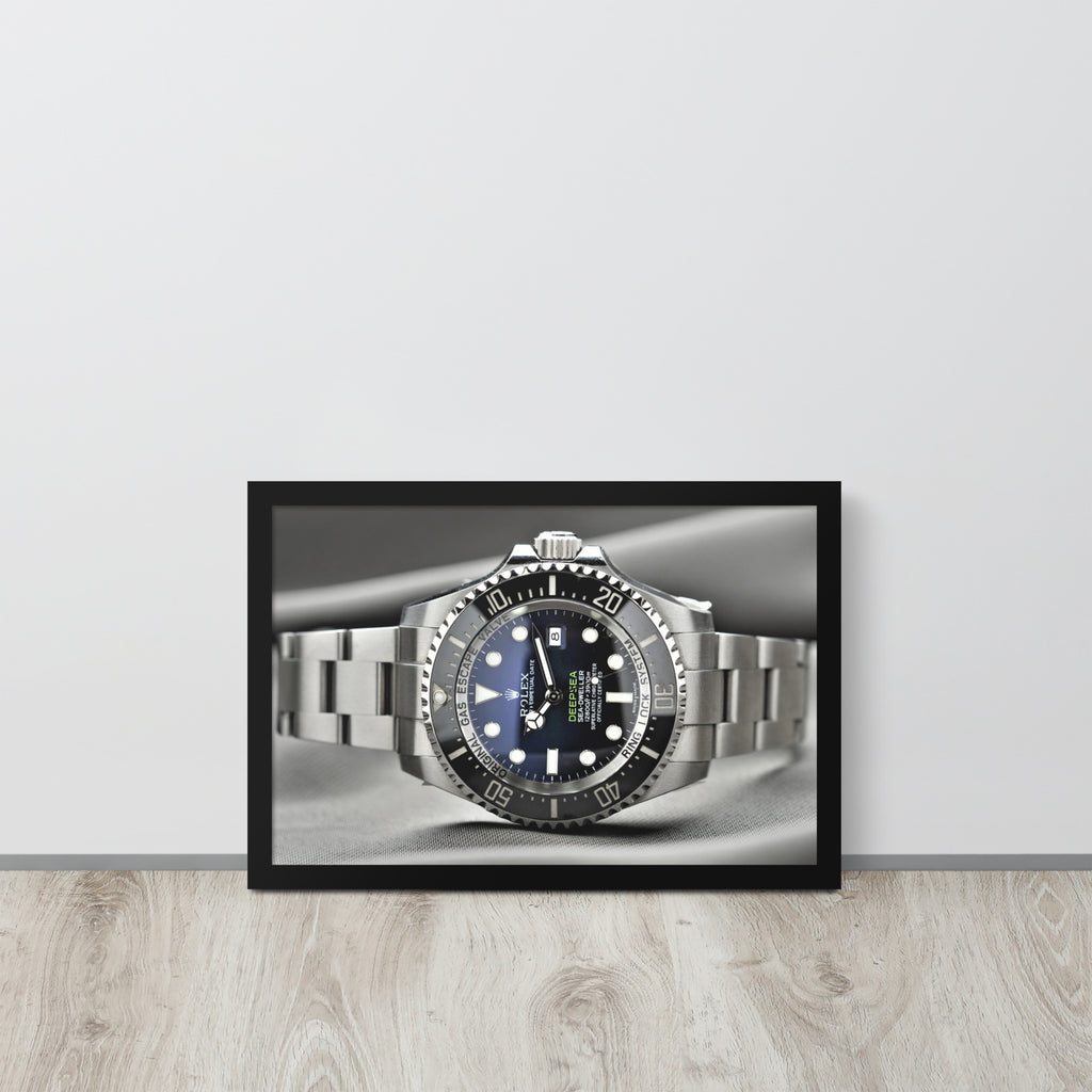 ROLEX Deep Sea -- High Quality -- Framed on photo paper