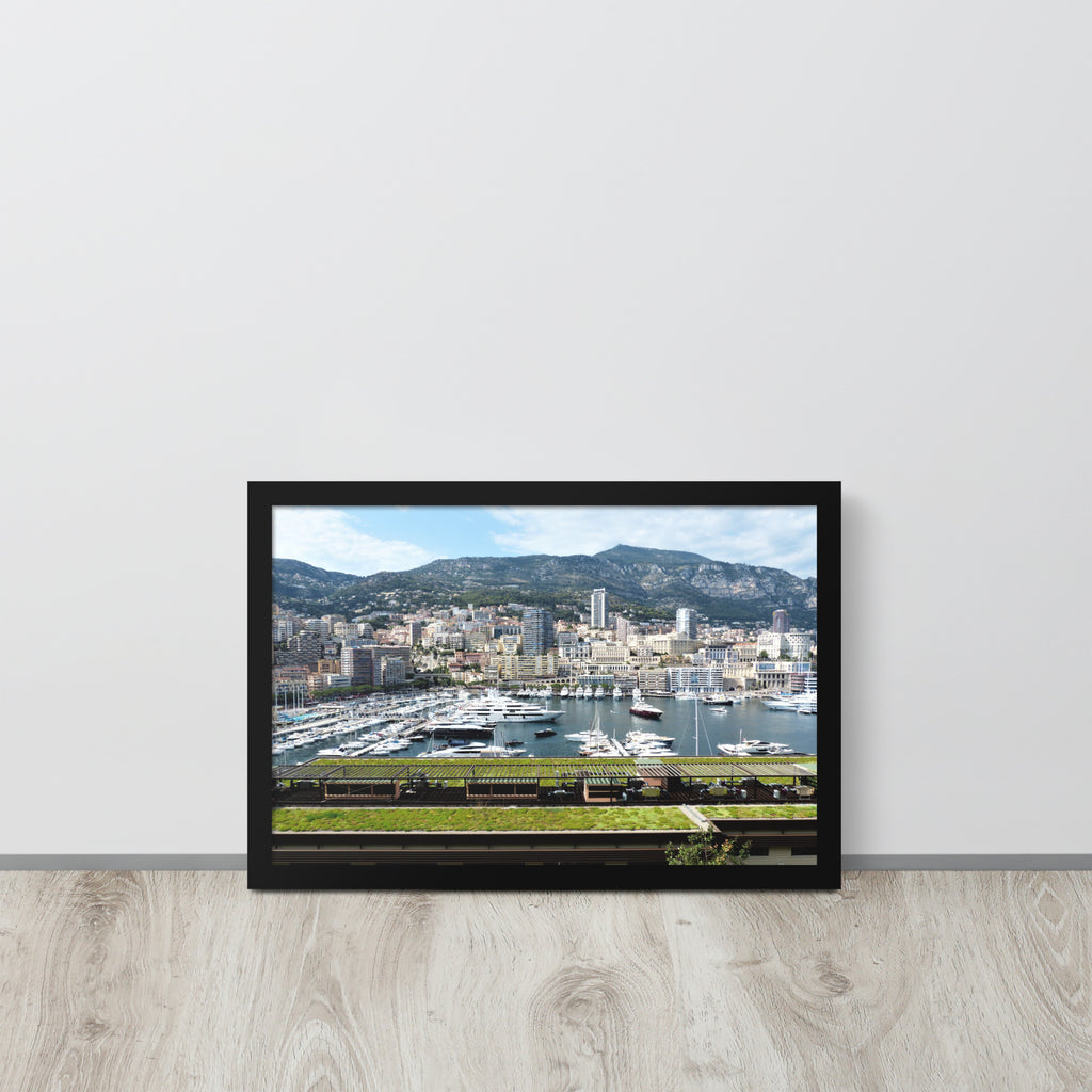 Monaco -- High Quality -- Framed on photo paper