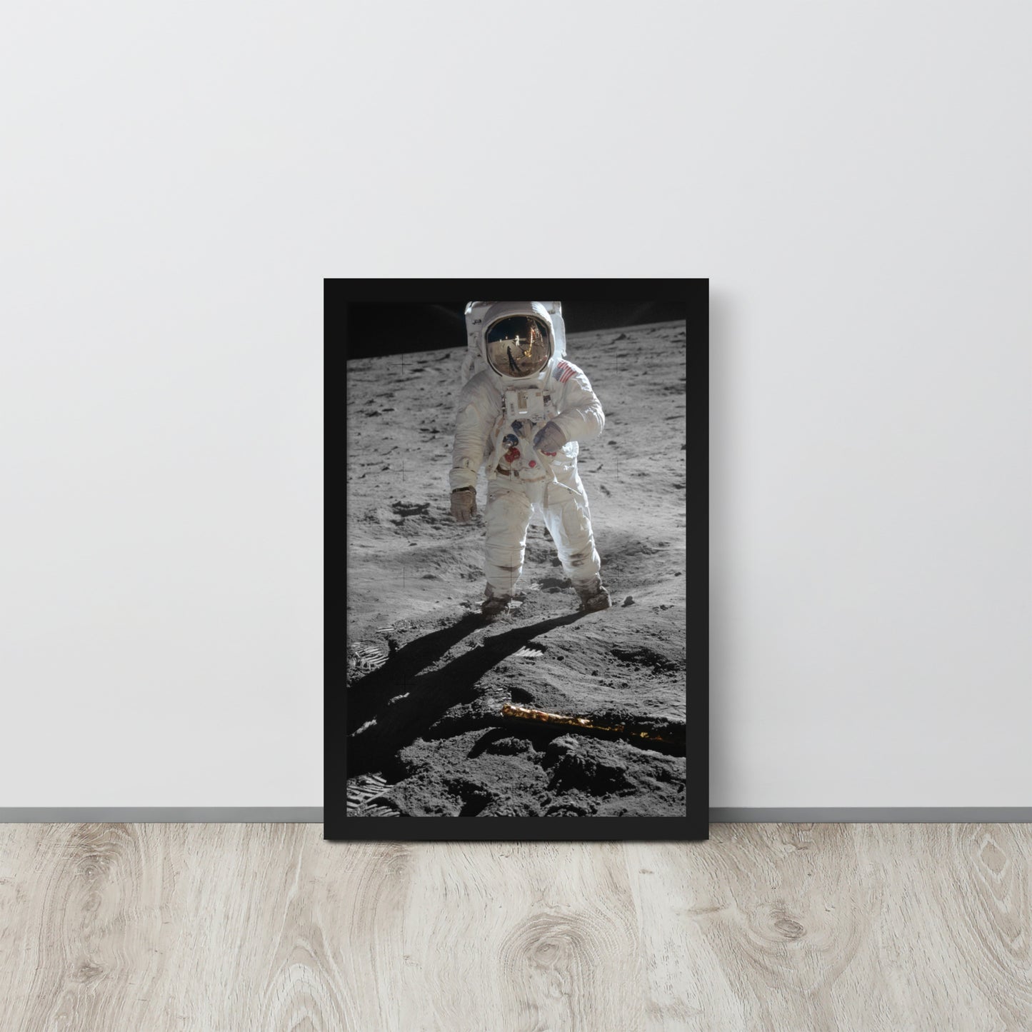 First Step on the Moon -- High Quality -- Framed on photo paper