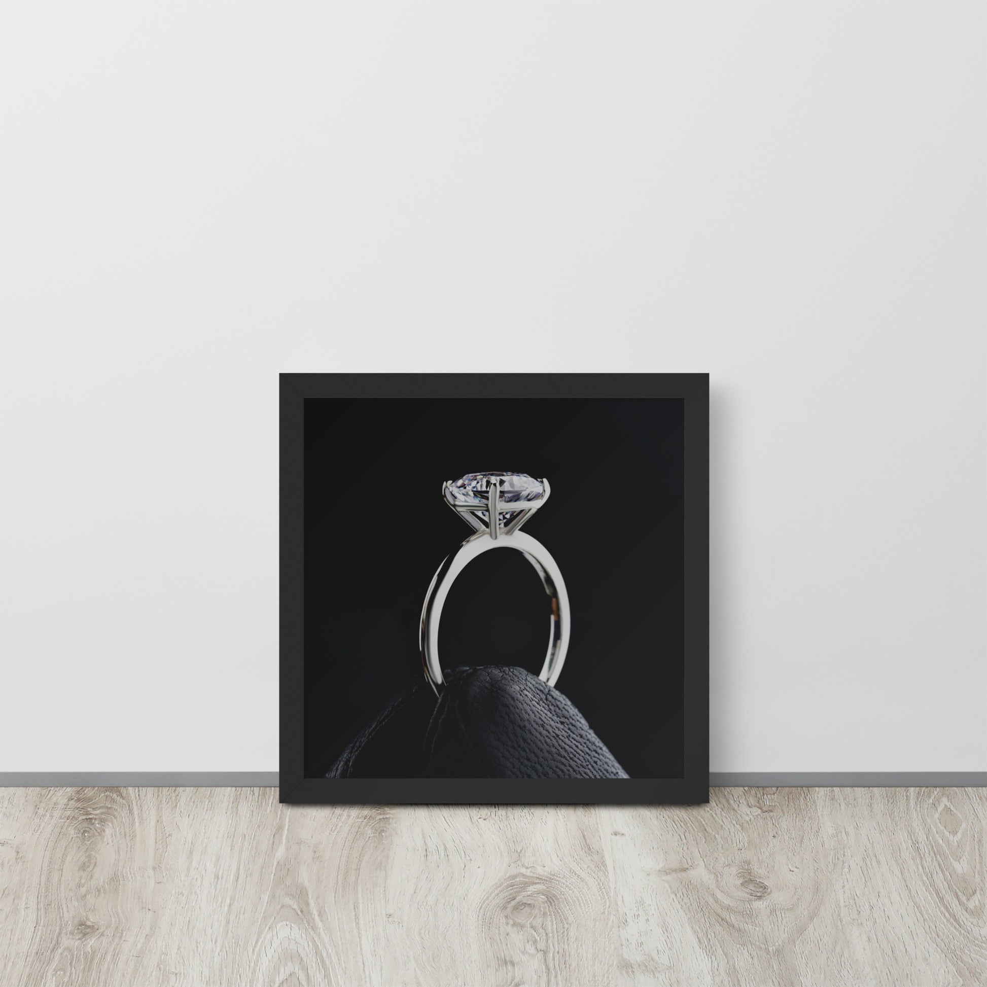 Diamond Ring -- High Quality -- Framed on photo paper