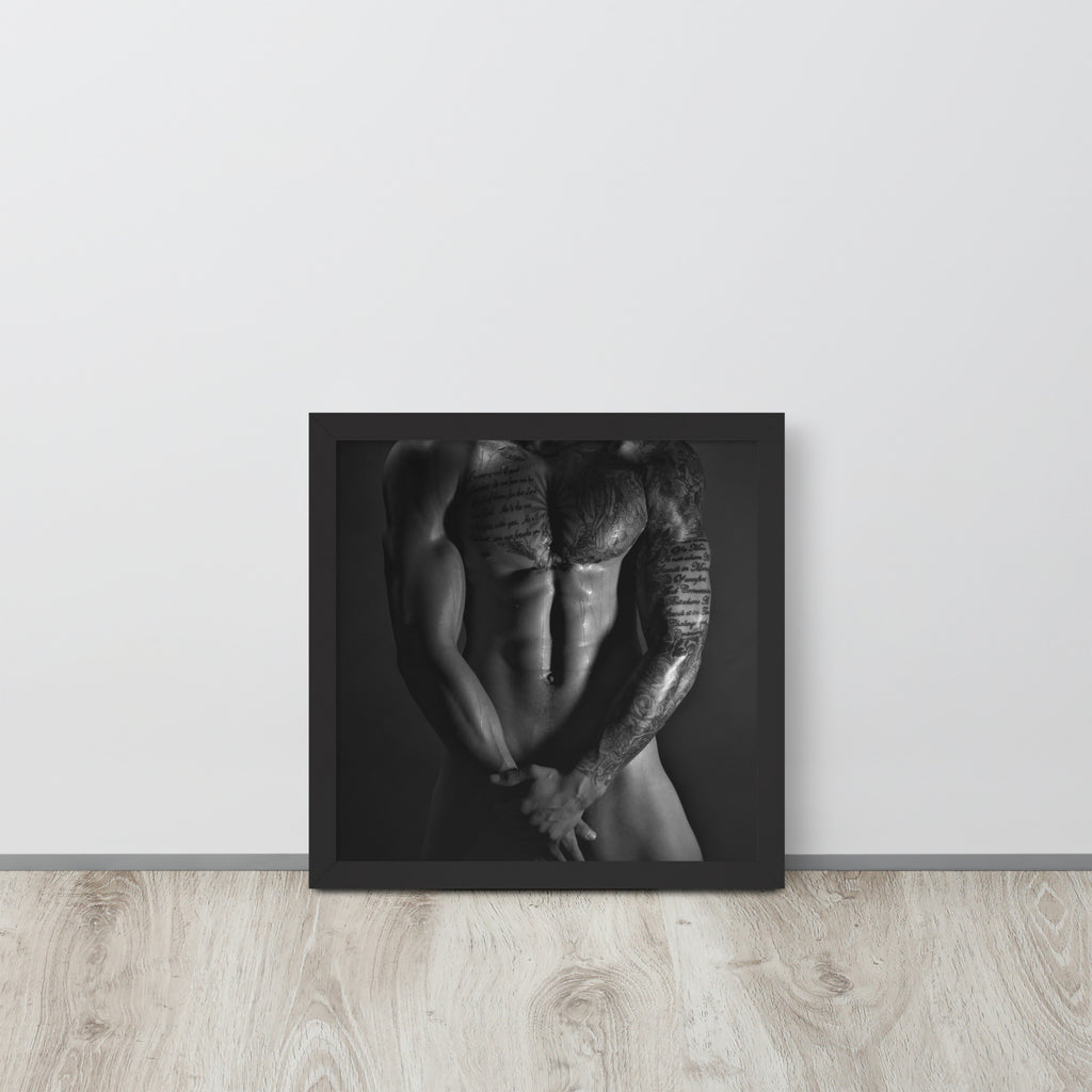 Uomo -- High Quality -- Framed on photo paper