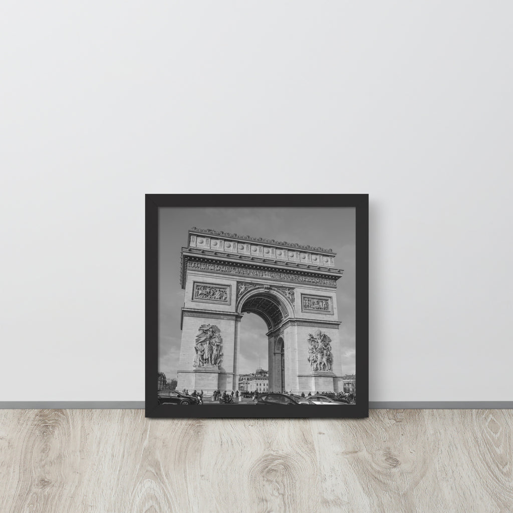Paris Arc de Triomphe -- High Quality --  Framed on photo paper
