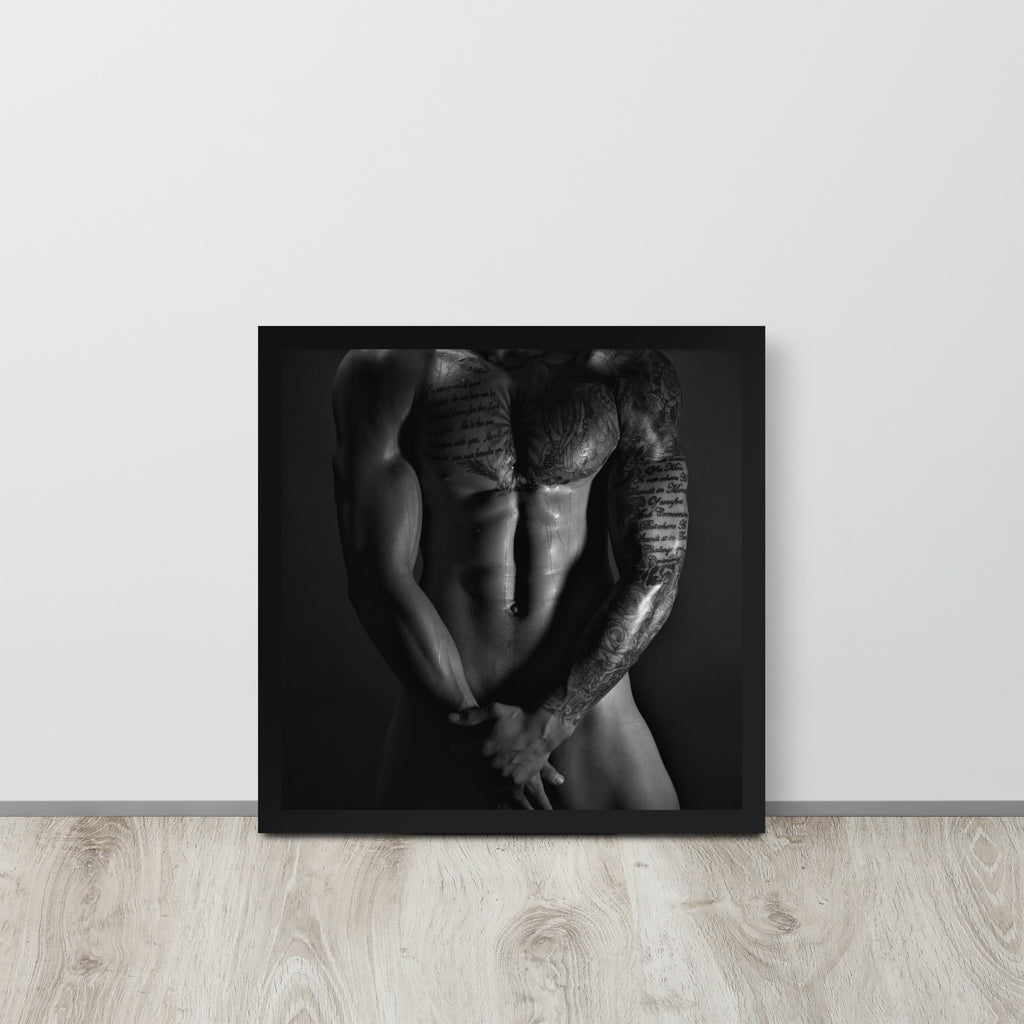 Uomo -- High Quality -- Framed on photo paper