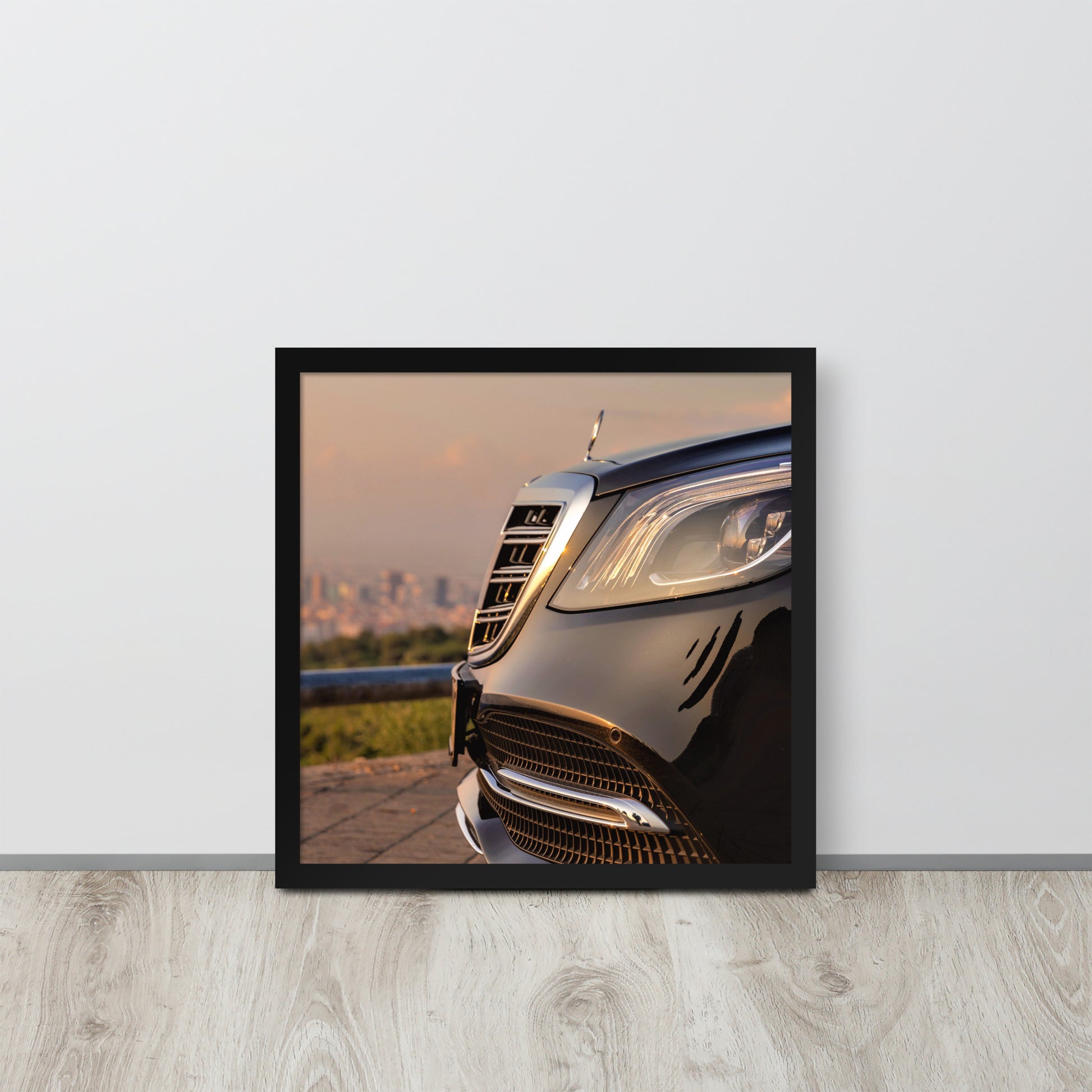 Car Collection S-Class -- High Quality -- Framed on photo paper