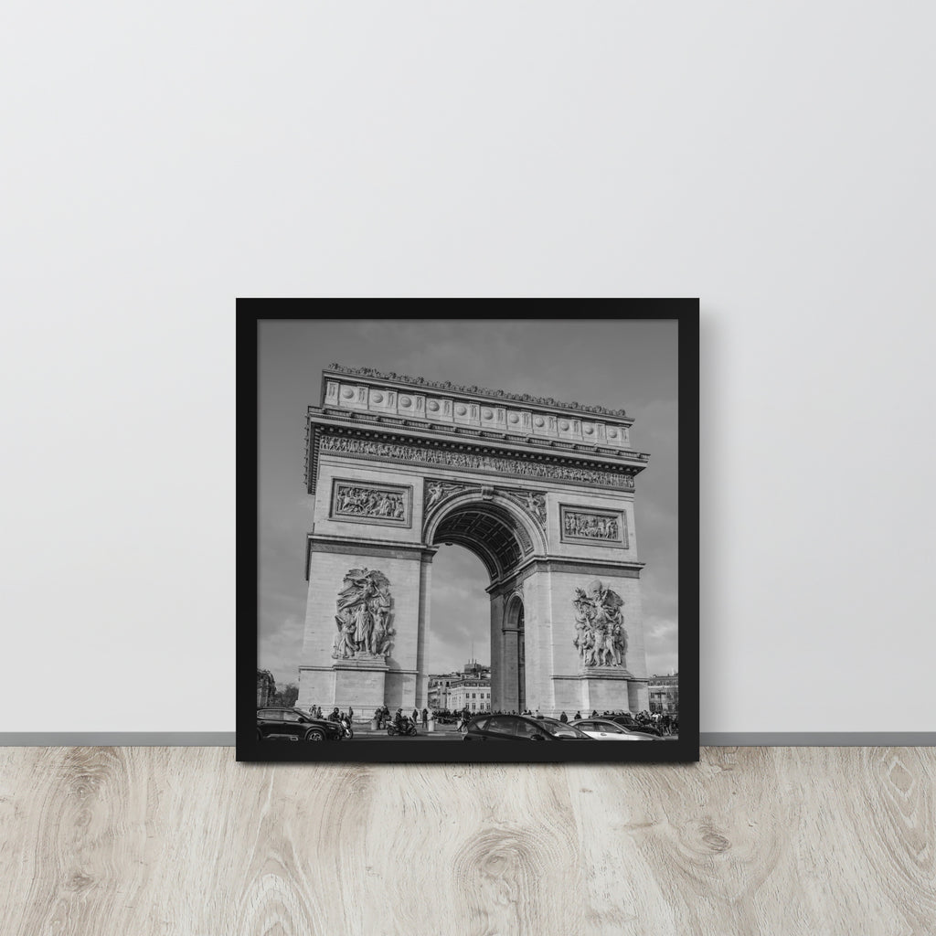 Paris Arc de Triomphe -- High Quality --  Framed on photo paper