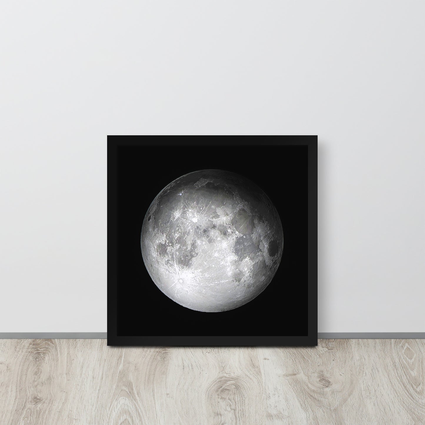 The Moon -- High Quality -- Framed on photo paper