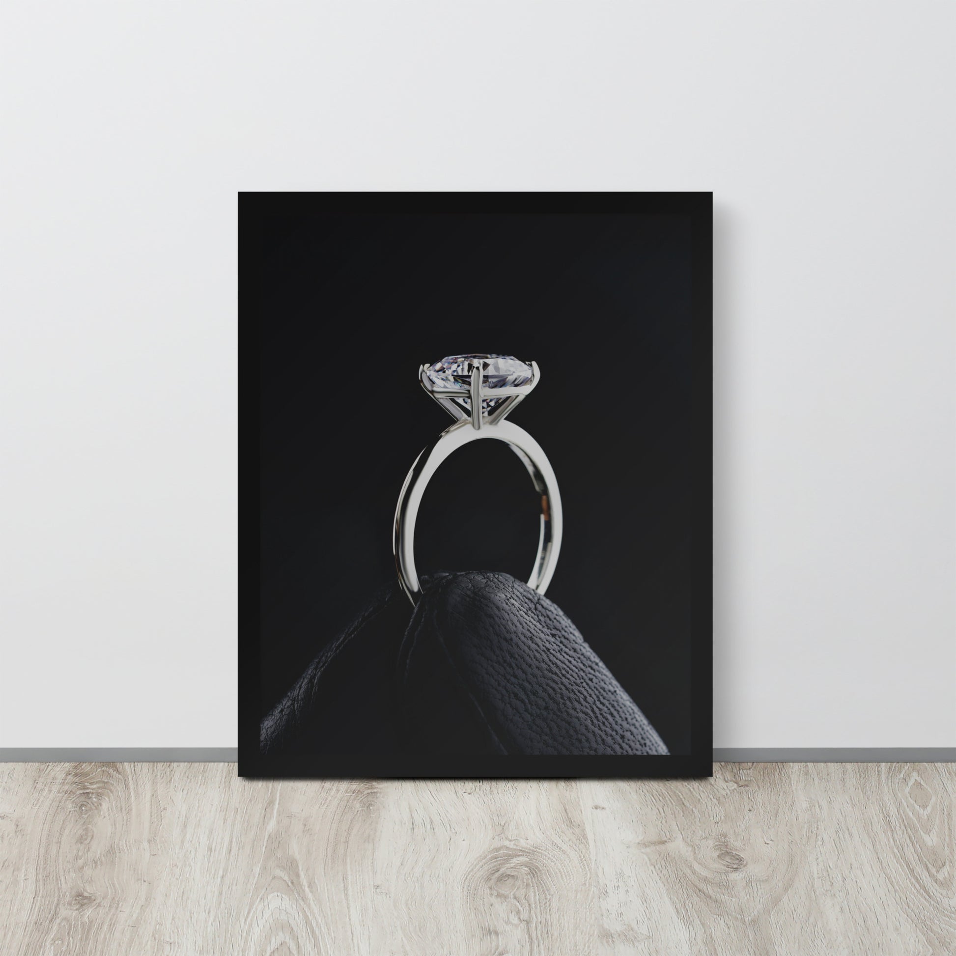 Diamond Ring -- High Quality -- Framed on photo paper