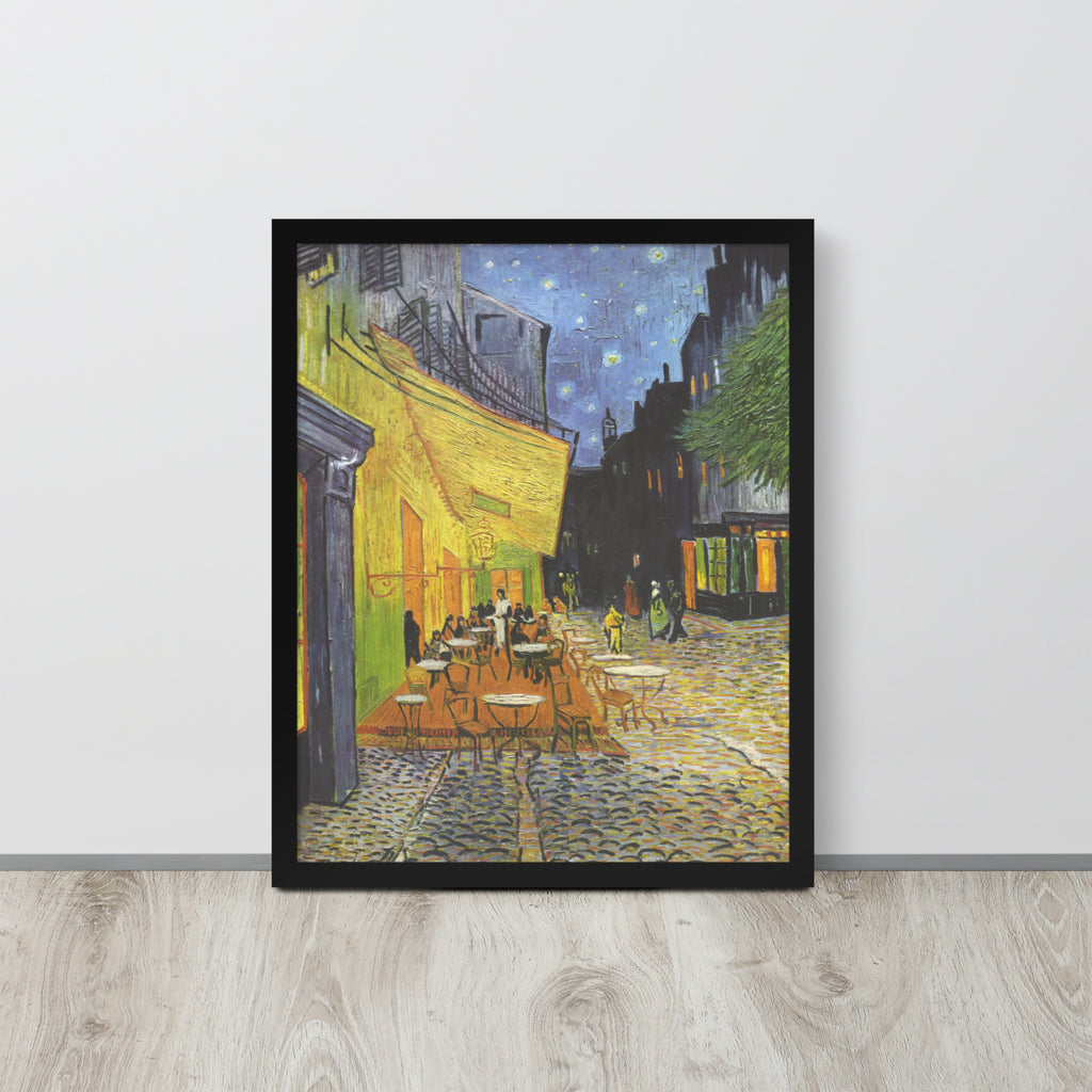 Cafe Vincent Van Gogh -- High Quality -- Framed on photo paper
