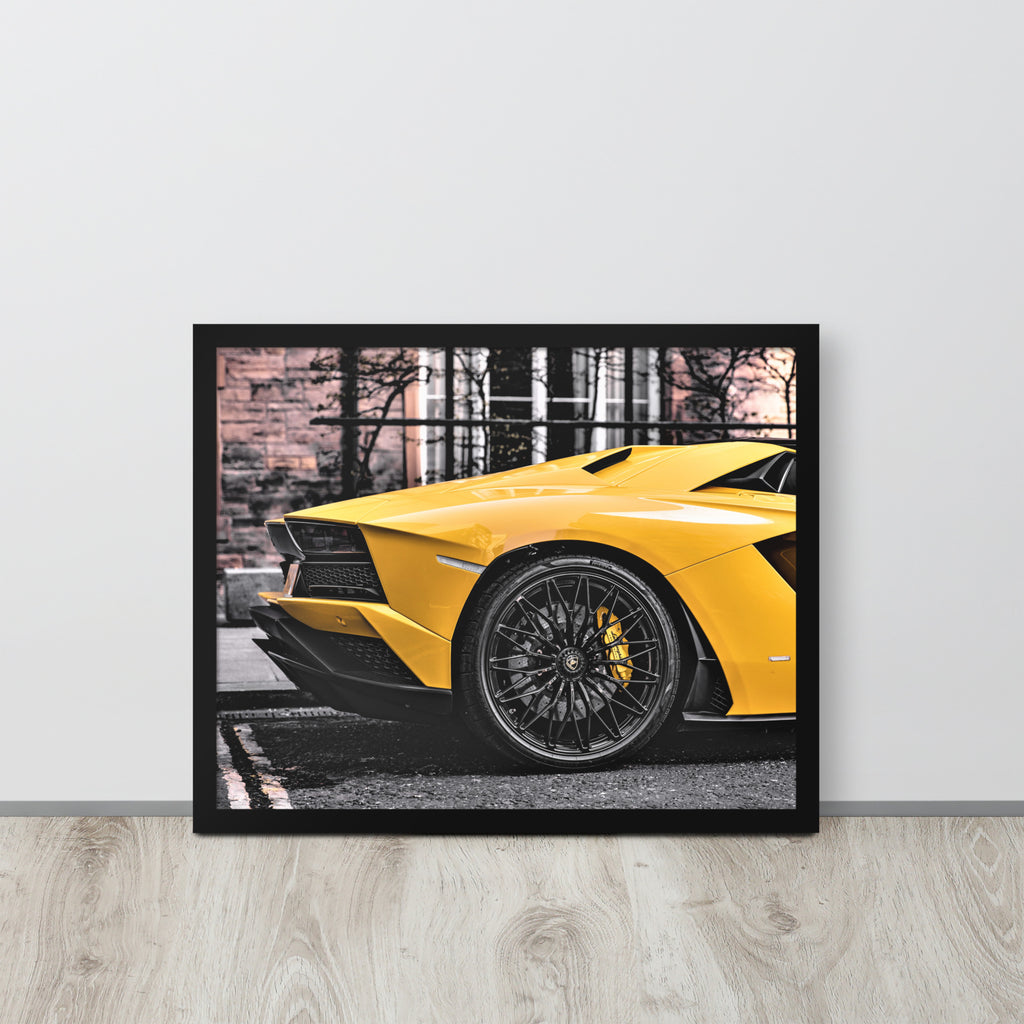 Car Collection Lamborghini -- High Quality -- Framed on photo paper