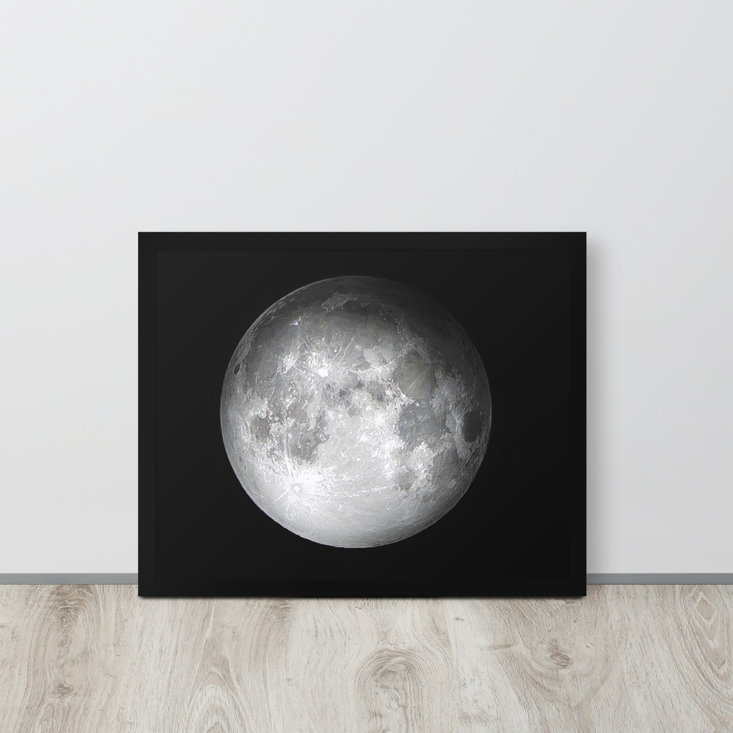 The Moon -- High Quality -- Framed on photo paper