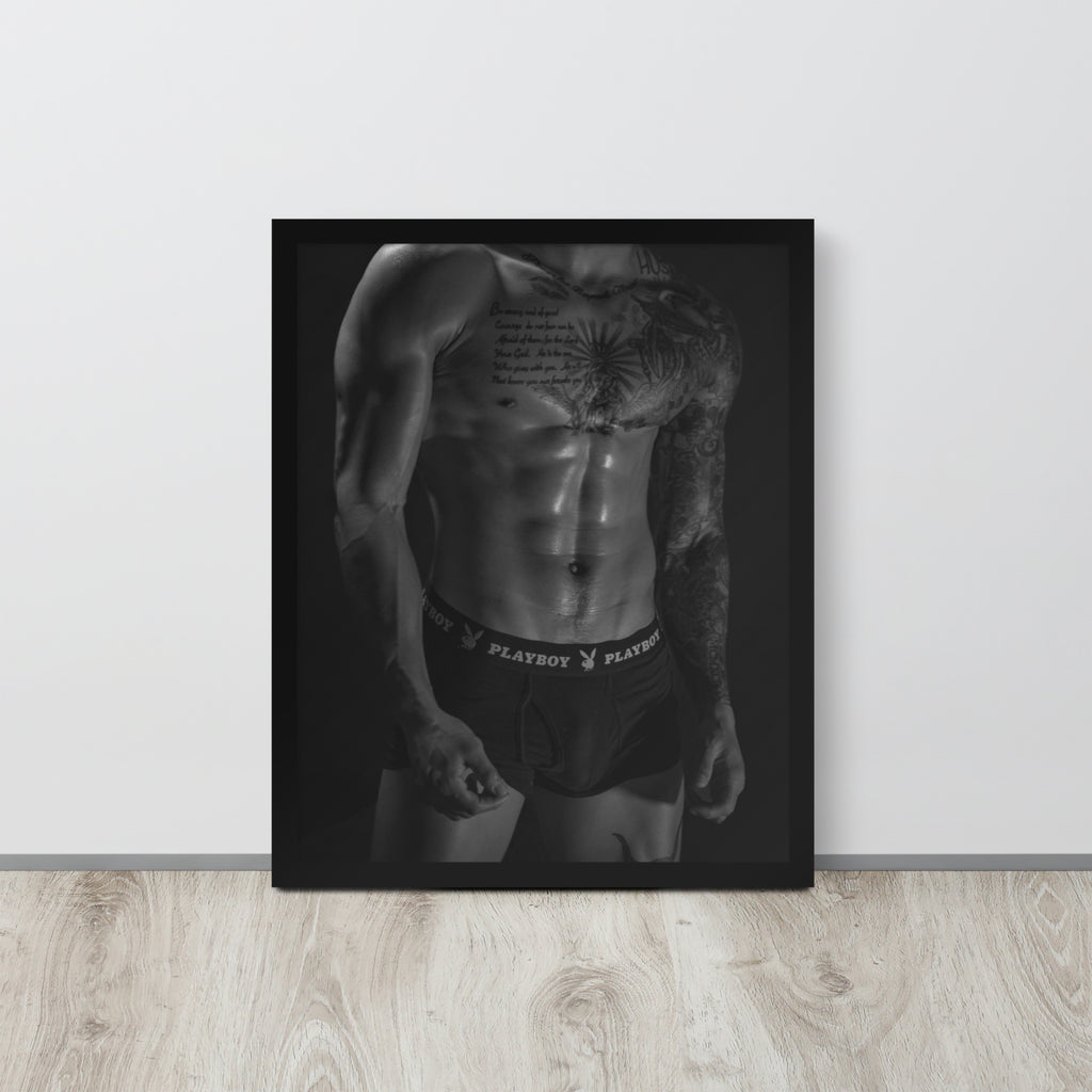 Men -- High Quality -- Framed on photo paper