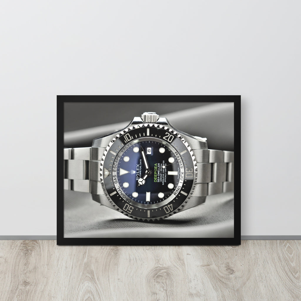 ROLEX Deep Sea -- High Quality -- Framed on photo paper