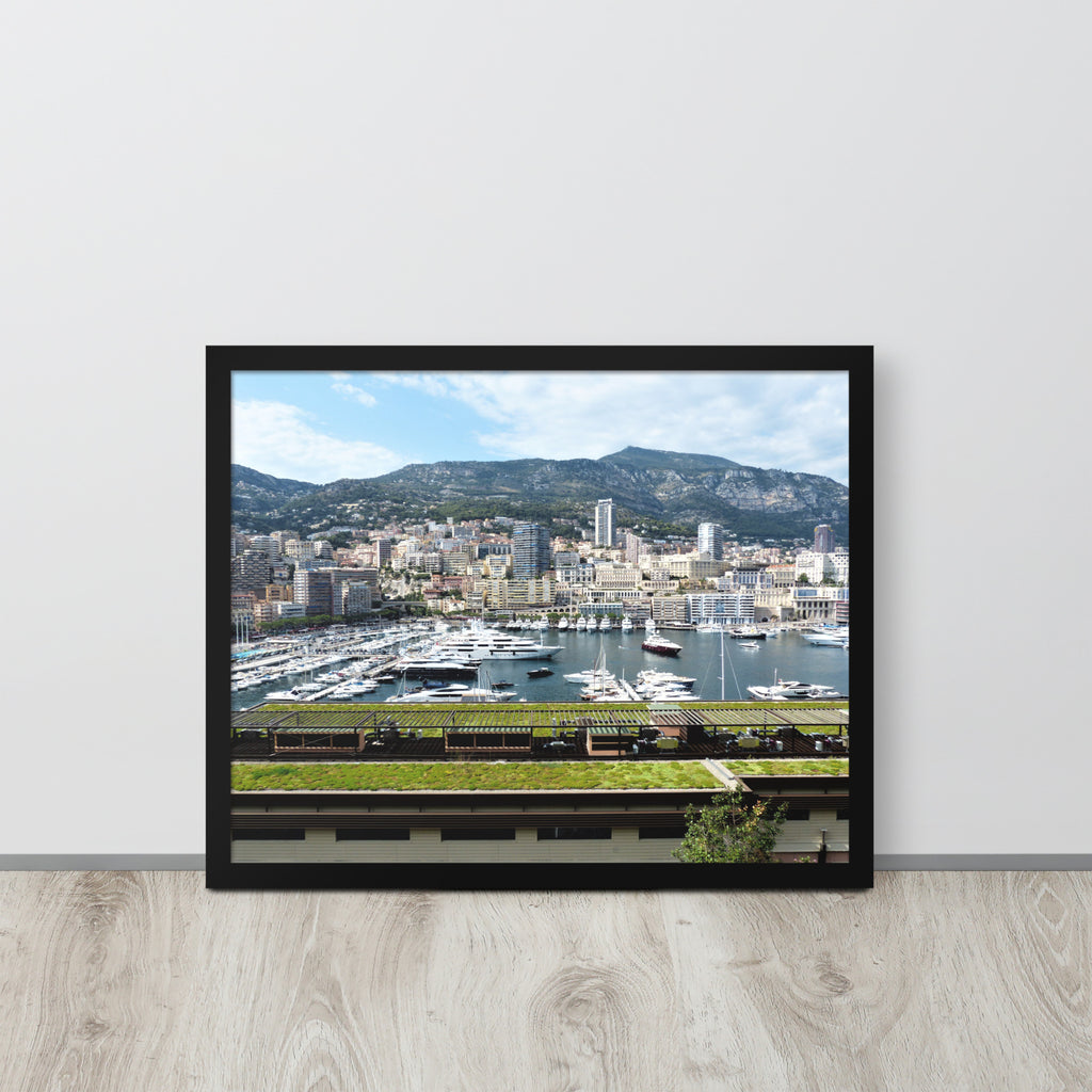 Monaco -- High Quality -- Framed on photo paper