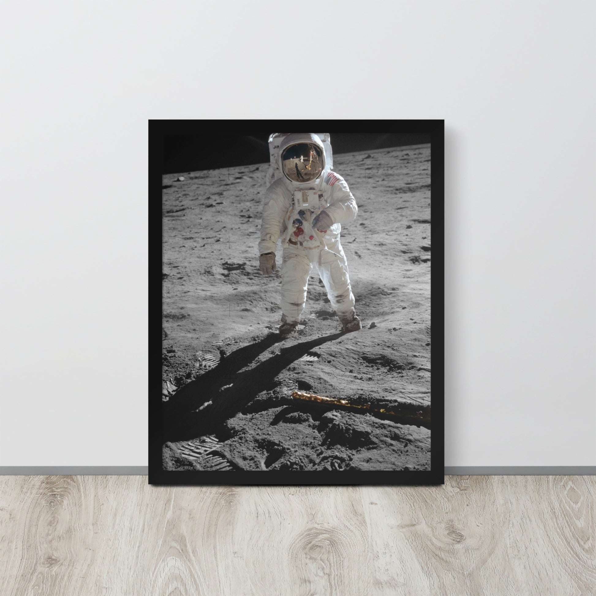 First Step on the Moon -- High Quality -- Framed on photo paper