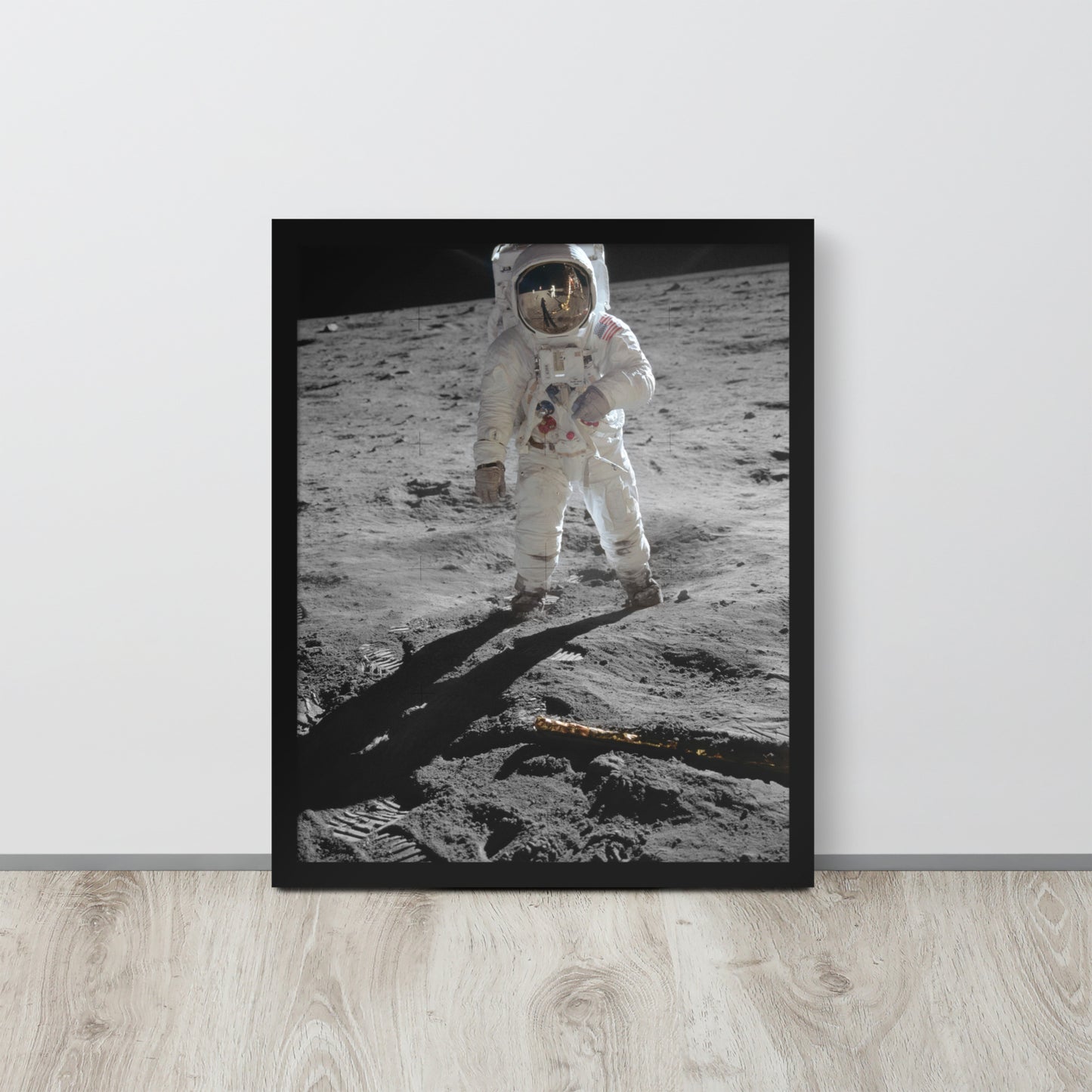 First Step on the Moon -- High Quality -- Framed on photo paper
