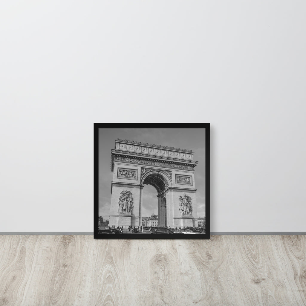 Paris Arc de Triomphe -- High Quality --  Framed on photo paper