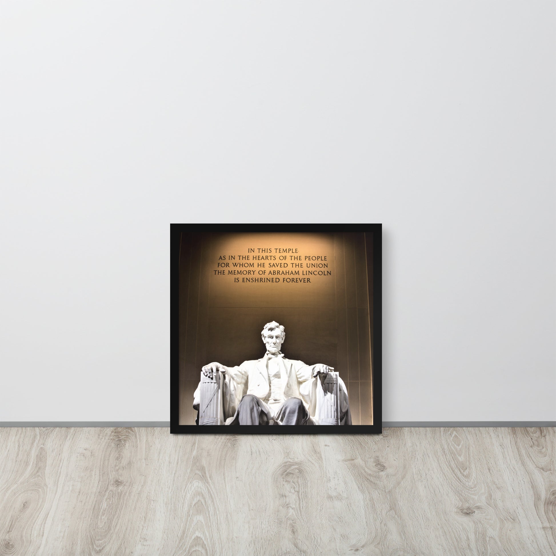 Abraham Lincoln -- High Quality -- Framed on photo paper