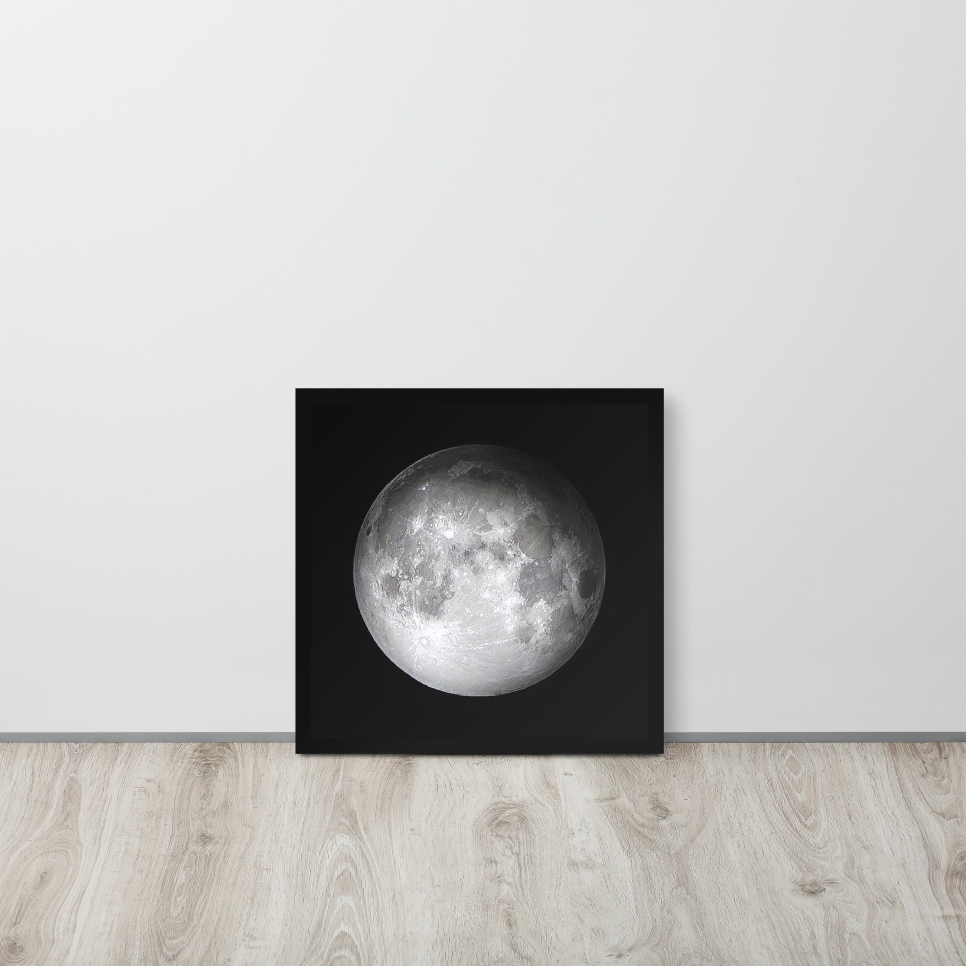 The Moon -- High Quality -- Framed on photo paper