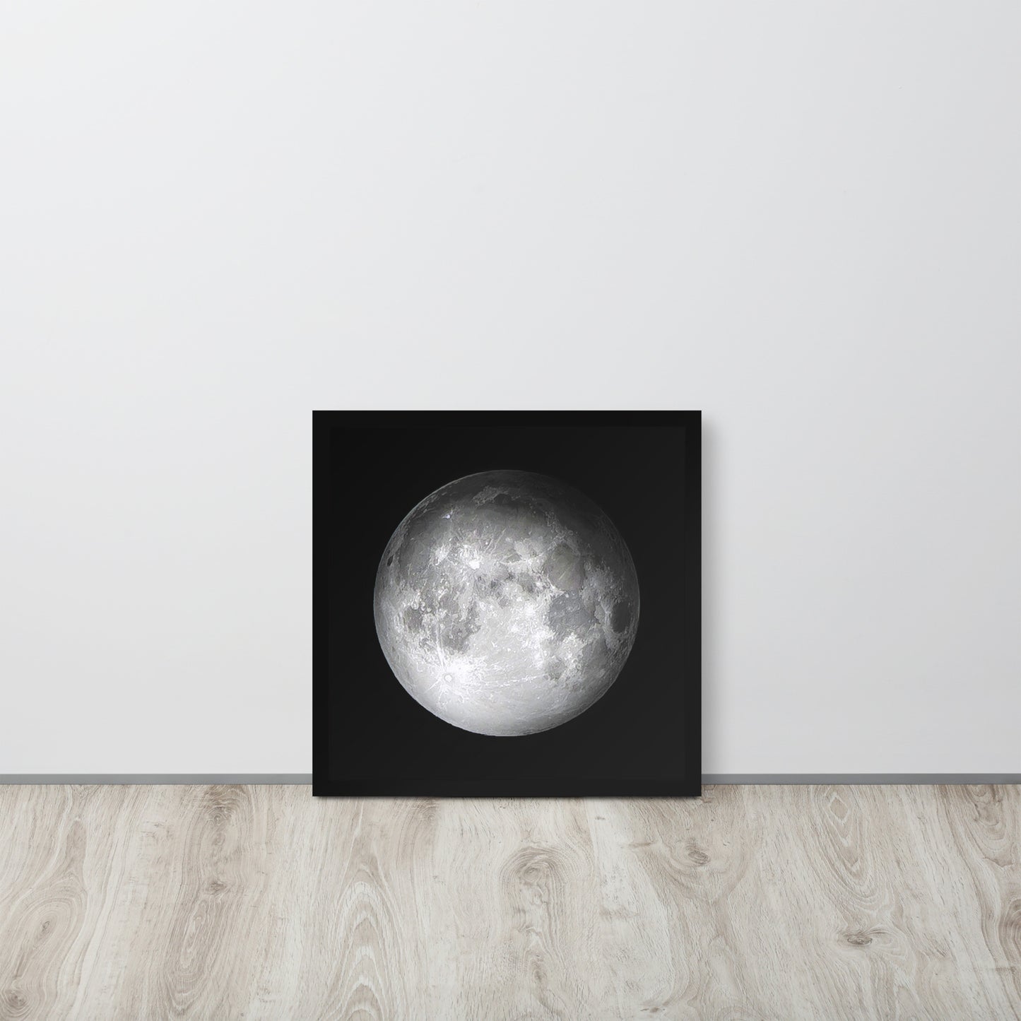The Moon -- High Quality -- Framed on photo paper