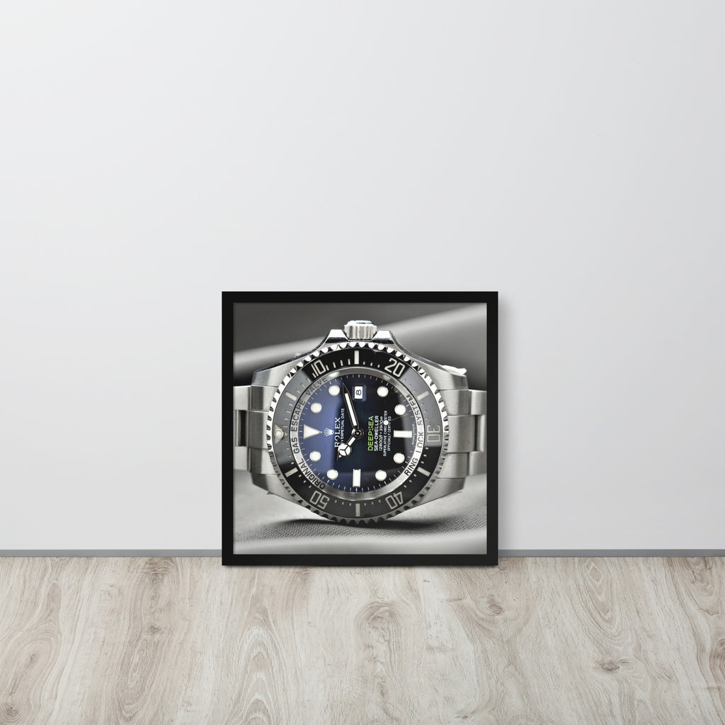 ROLEX Deep Sea -- High Quality -- Framed on photo paper