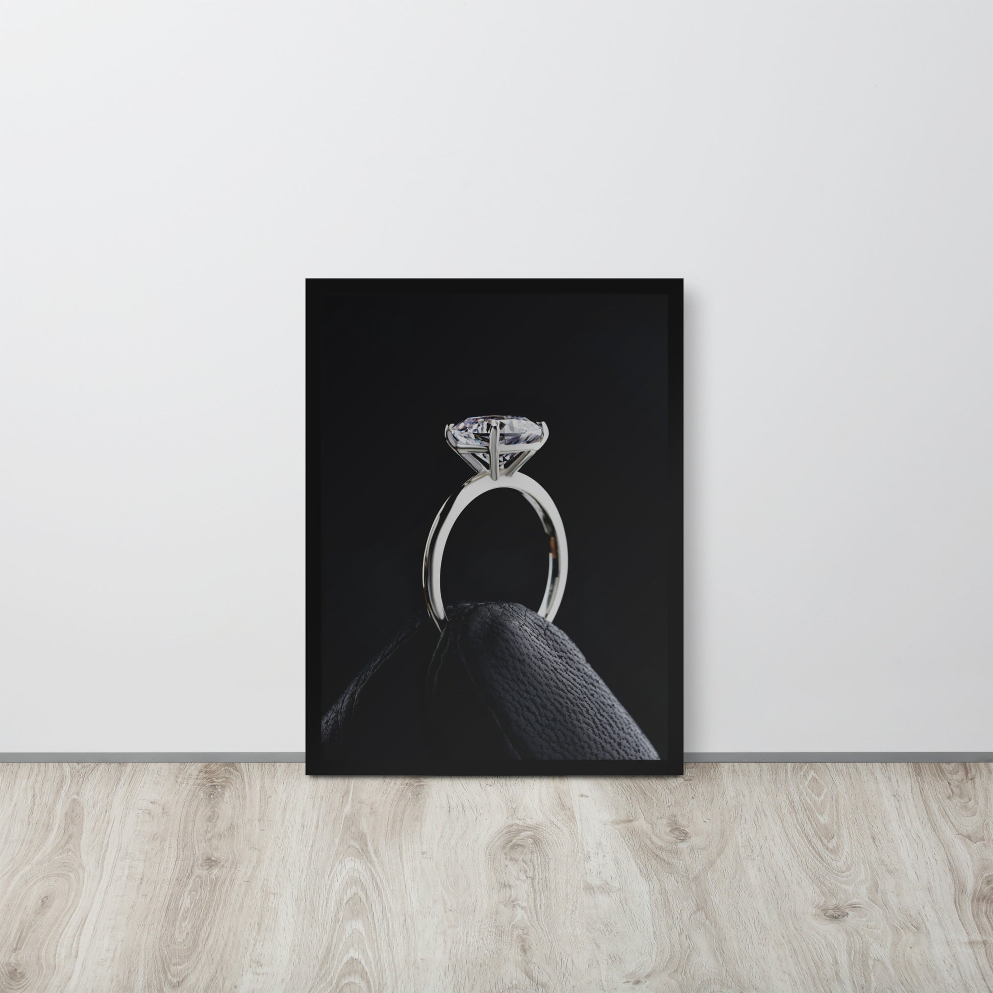Diamond Ring -- High Quality -- Framed on photo paper