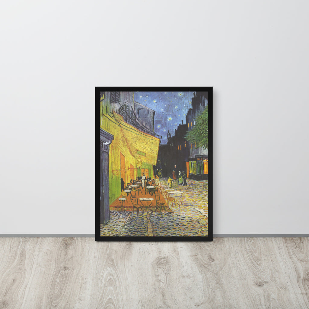 Cafe Vincent Van Gogh -- High Quality -- Framed on photo paper