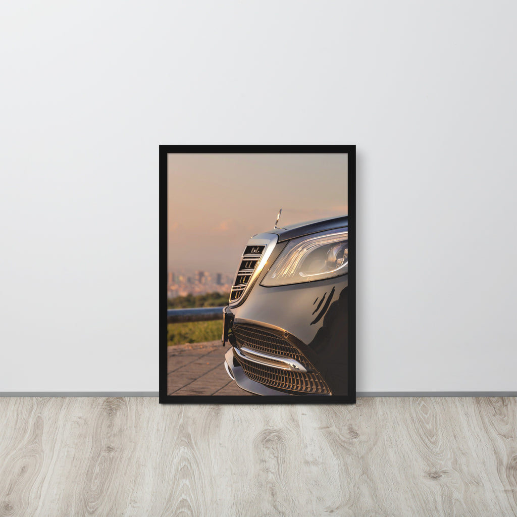 Car Collection S-Class -- High Quality -- Framed on photo paper
