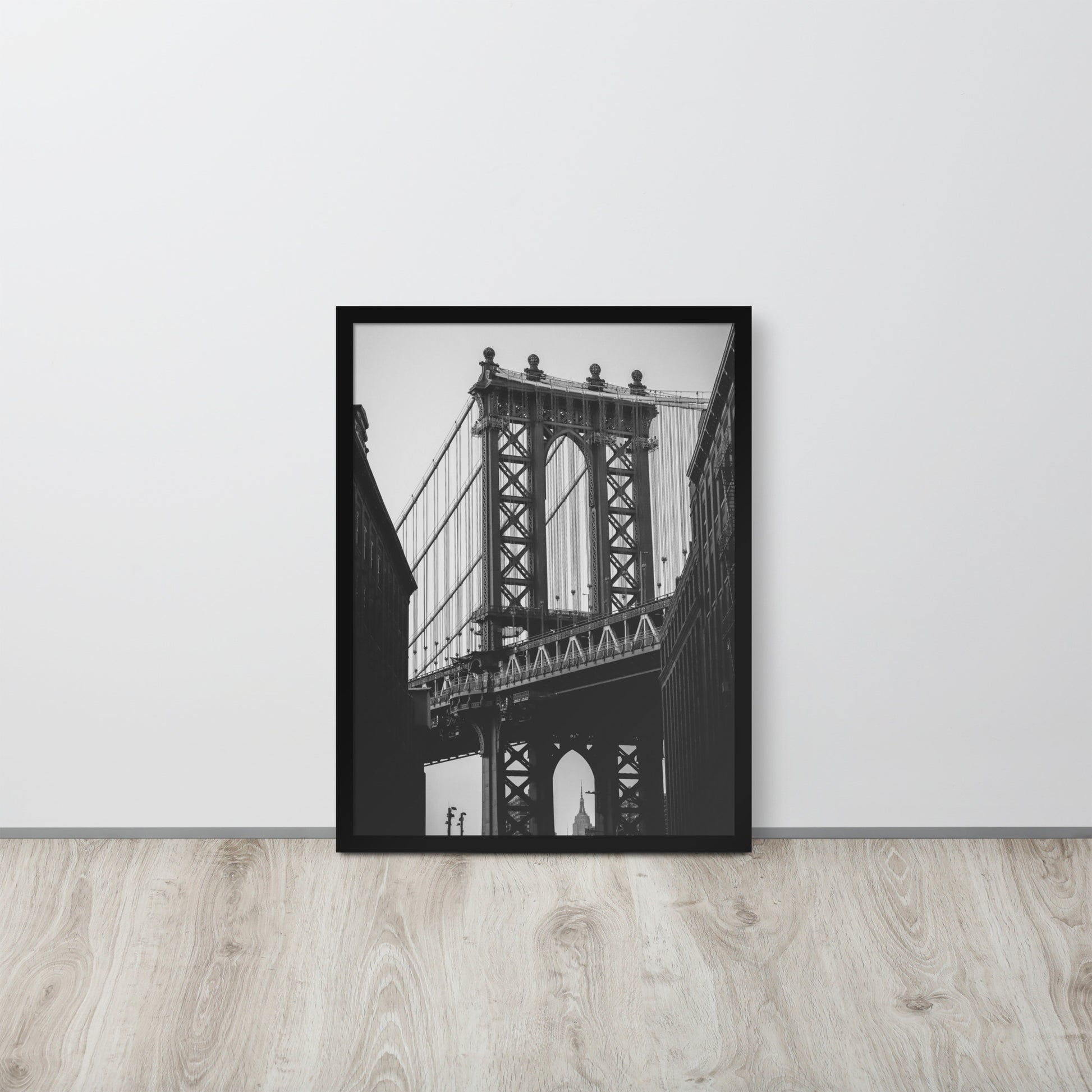 New York Brooklyn Bridge -- High Quality -- Framed on photo paper