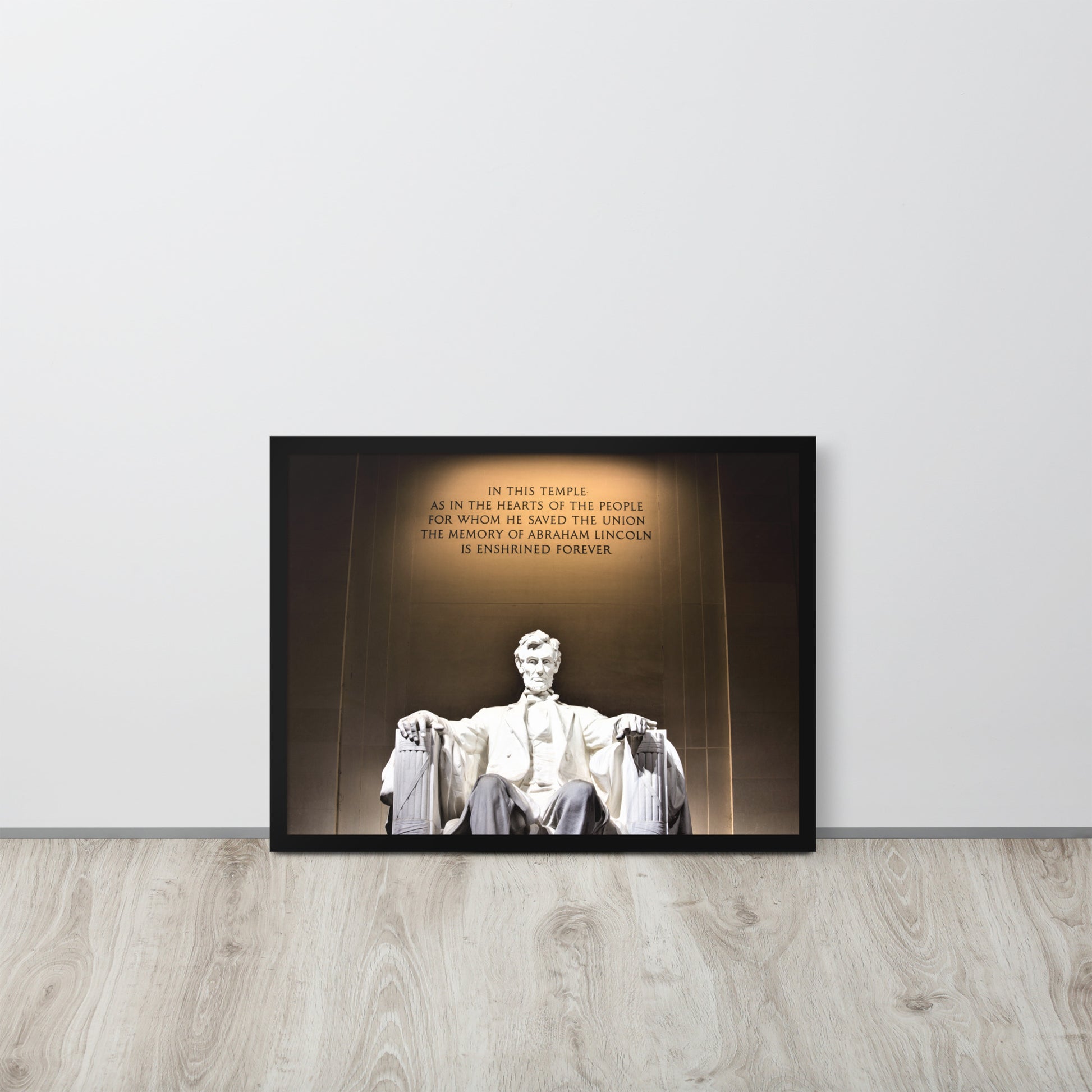 Abraham Lincoln -- High Quality -- Framed on photo paper