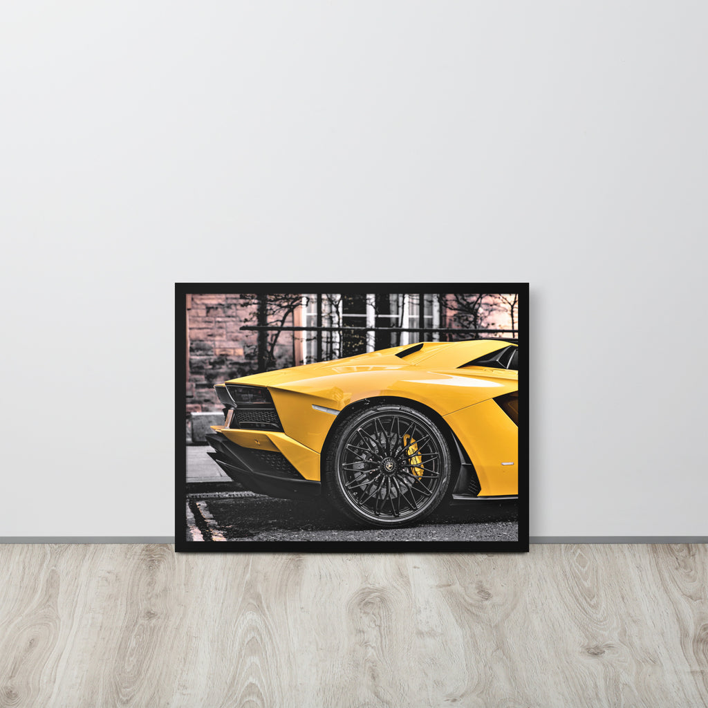 Car Collection Lamborghini -- High Quality -- Framed on photo paper