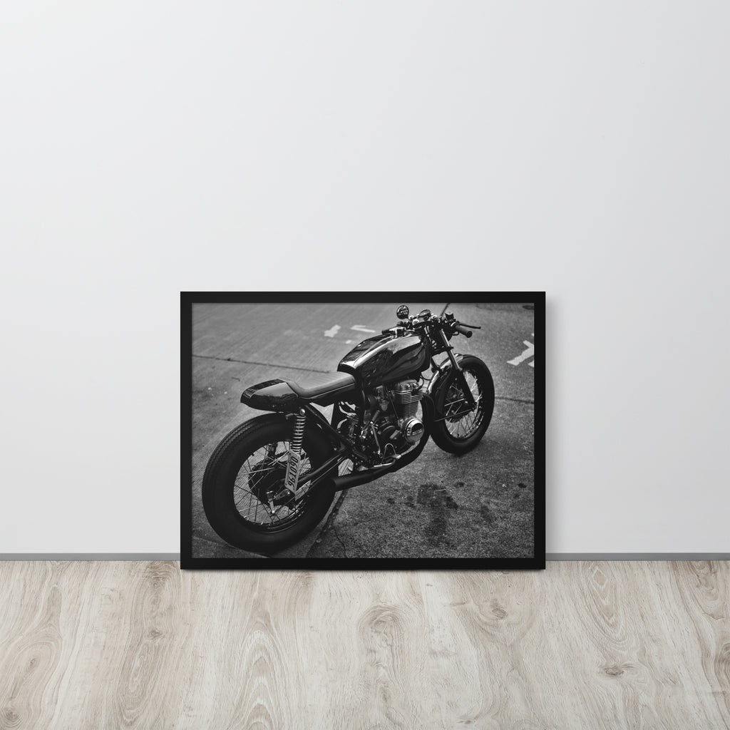 Bike -- High Quality -- Framed on photo paper