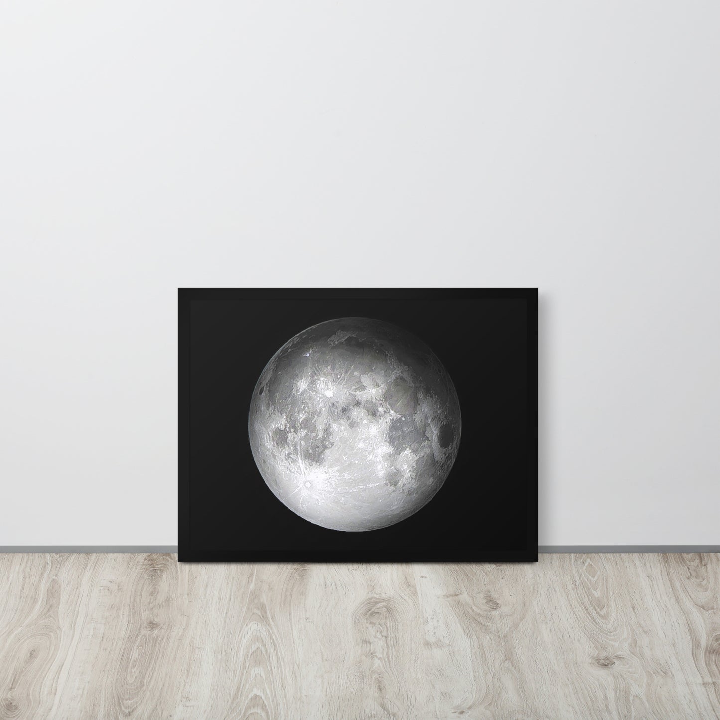 The Moon -- High Quality -- Framed on photo paper