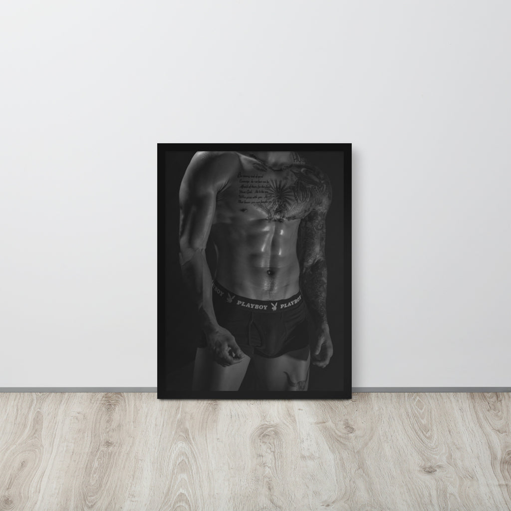 Men -- High Quality -- Framed on photo paper
