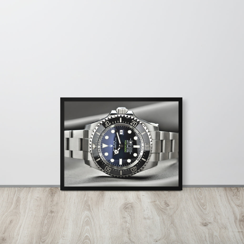 ROLEX Deep Sea -- High Quality -- Framed on photo paper