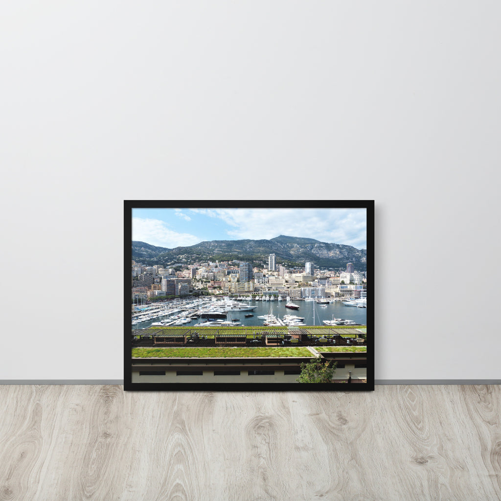 Monaco -- High Quality -- Framed on photo paper
