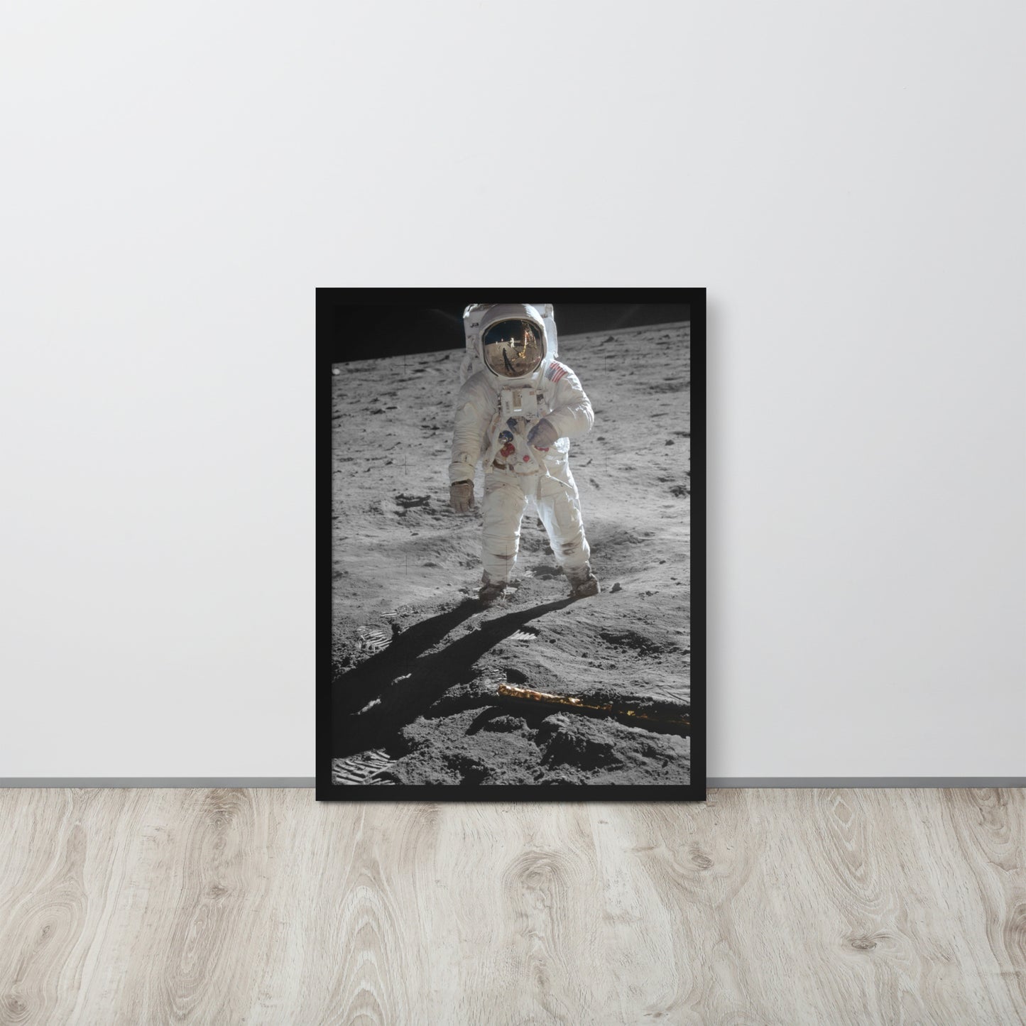 First Step on the Moon -- High Quality -- Framed on photo paper