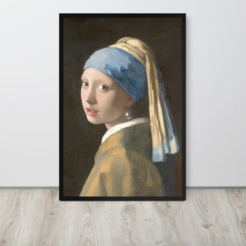 Girl with the pearl -- High Quality -- Framed on photo paper