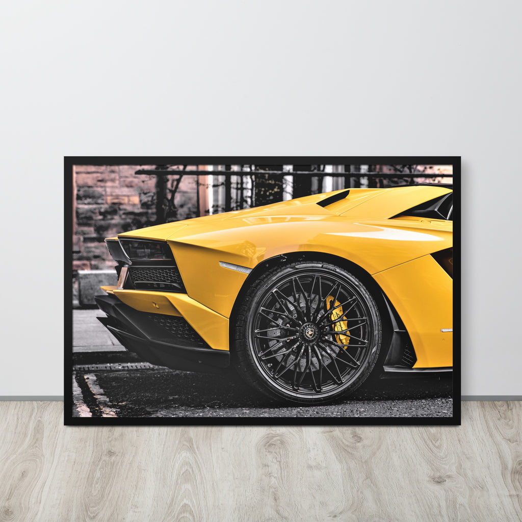 Car Collection Lamborghini -- High Quality -- Framed on photo paper