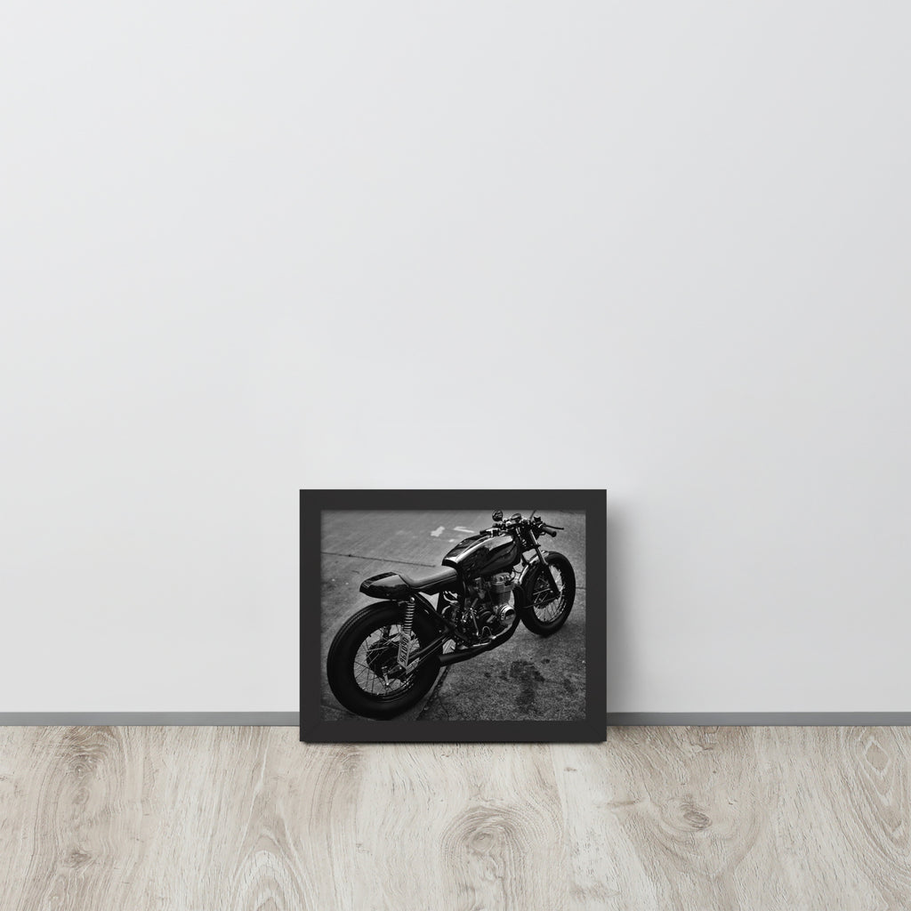 Bike -- High Quality -- Framed on photo paper