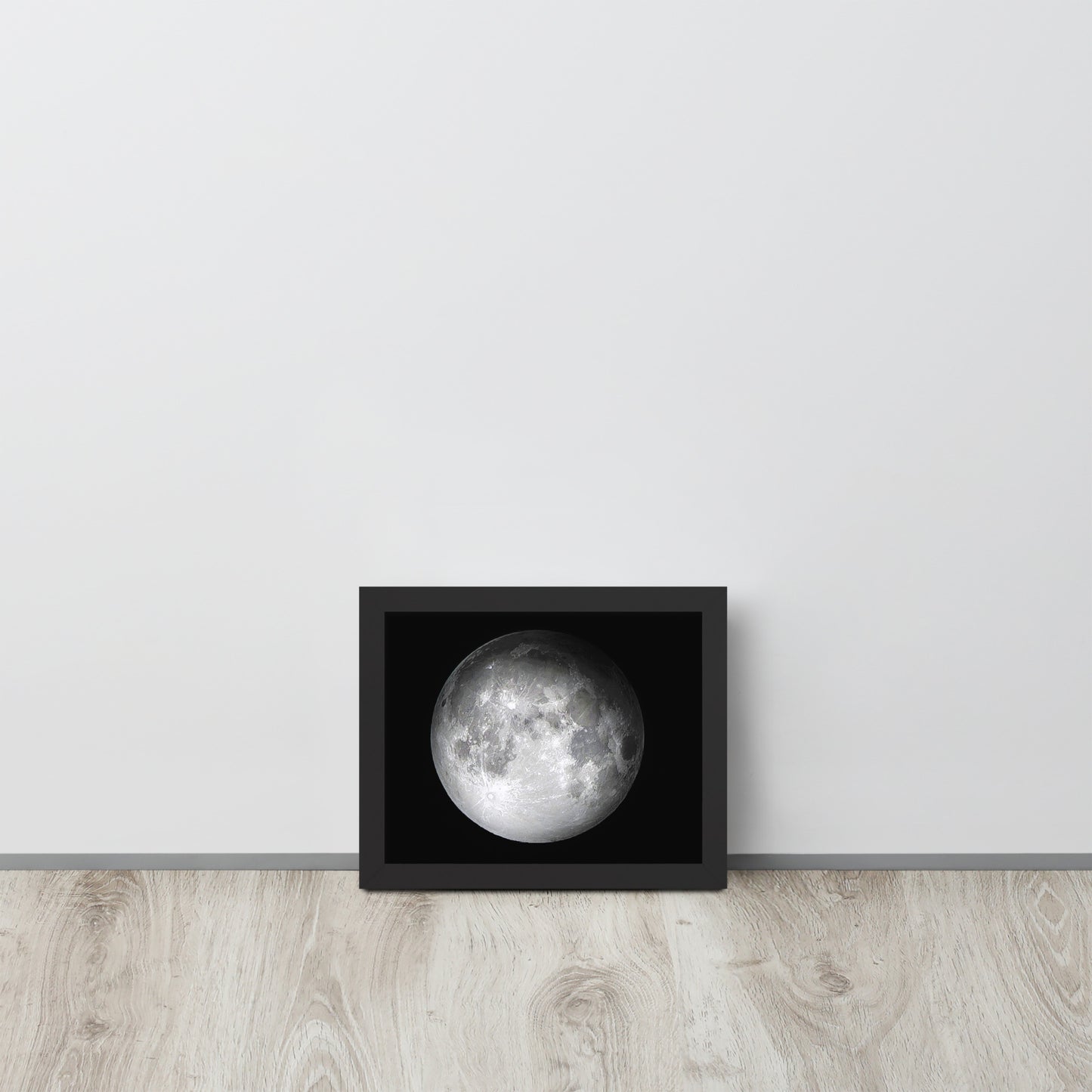 The Moon -- High Quality -- Framed on photo paper