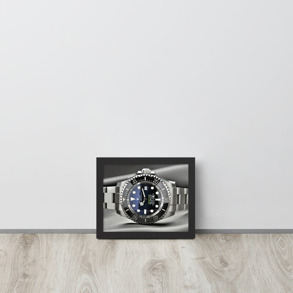 ROLEX Deep Sea -- High Quality -- Framed on photo paper