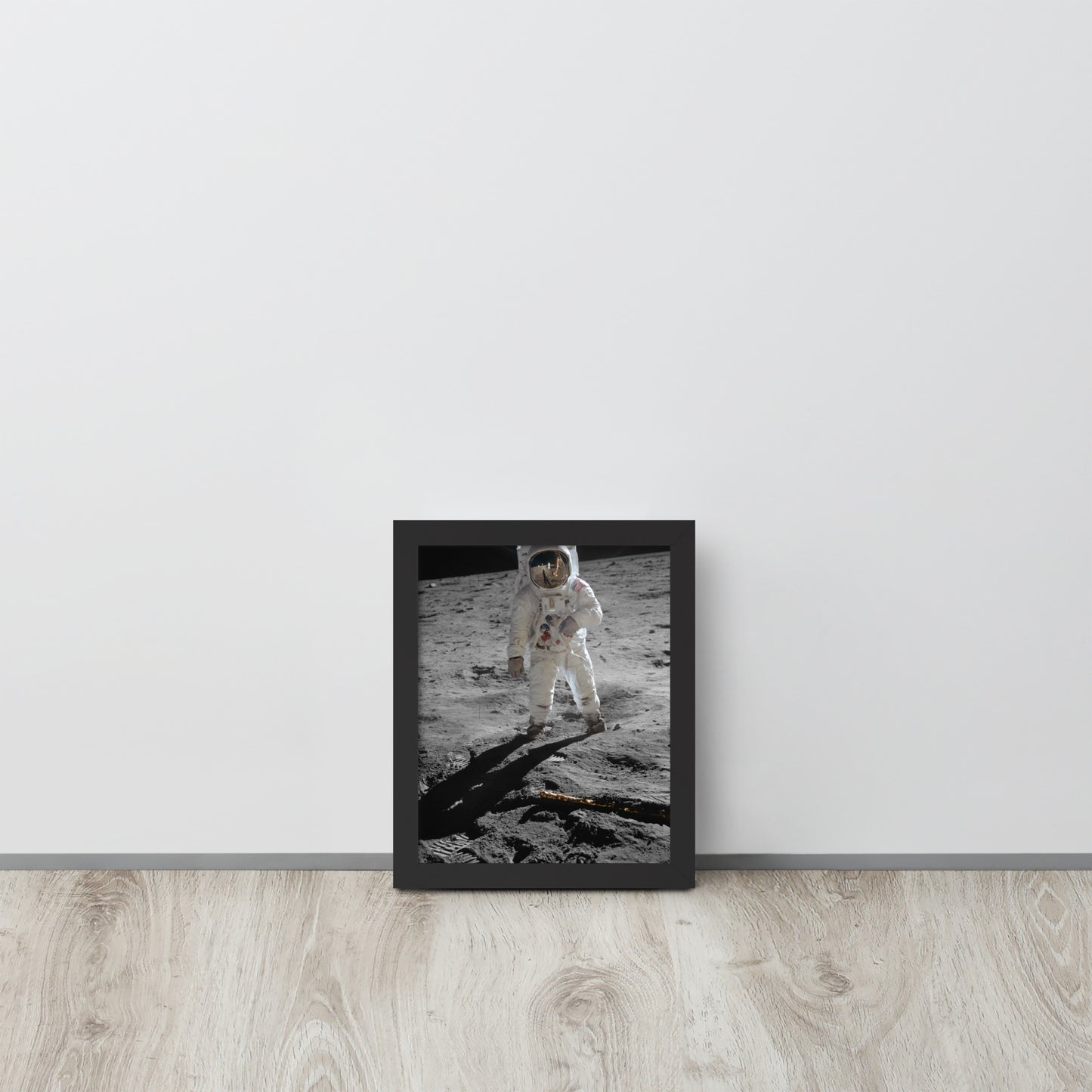 First Step on the Moon -- High Quality -- Framed on photo paper
