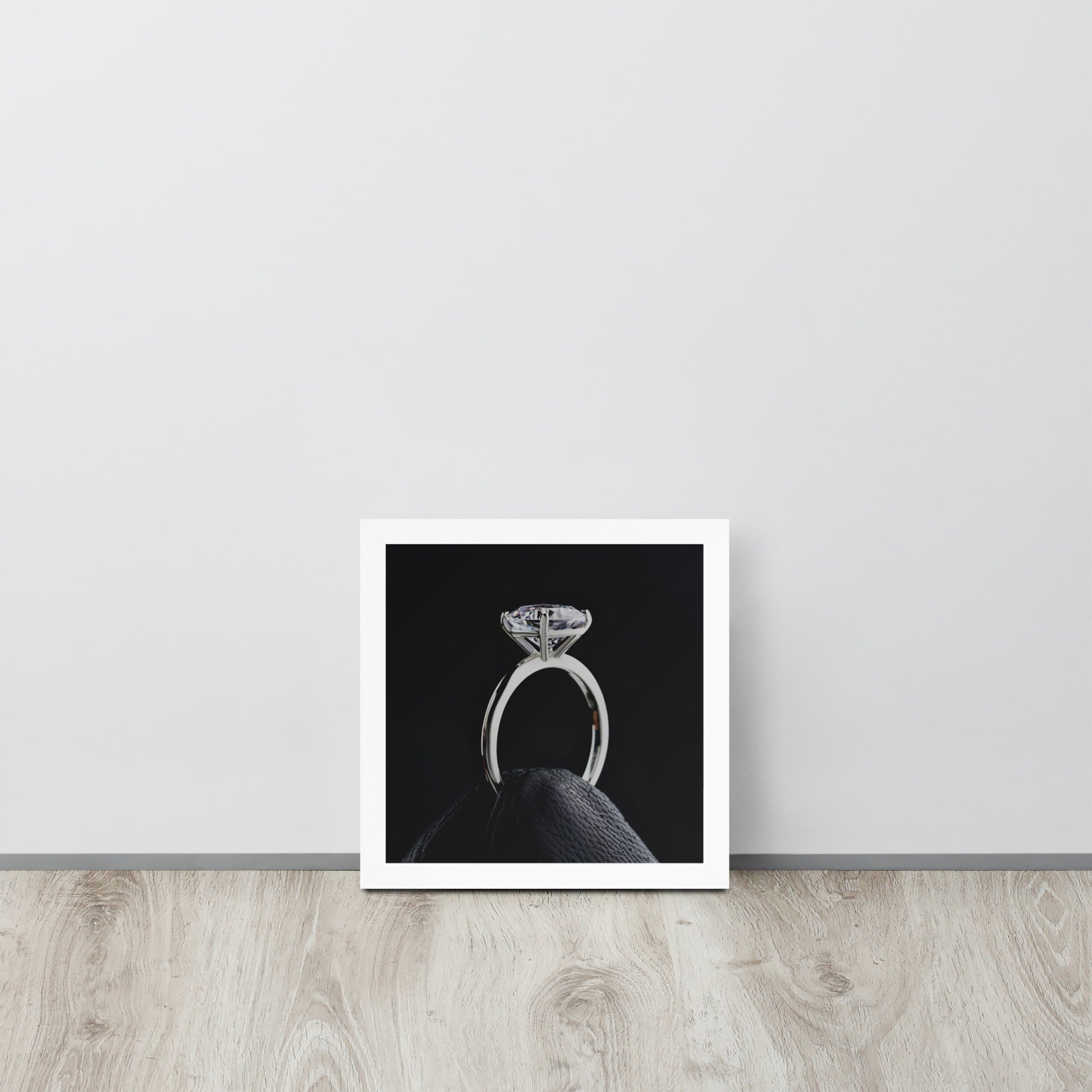 Diamond Ring -- High Quality -- Framed on photo paper