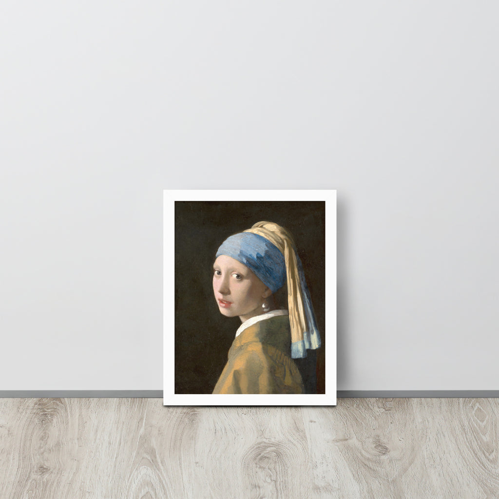 Girl with the pearl -- High Quality -- Framed on photo paper