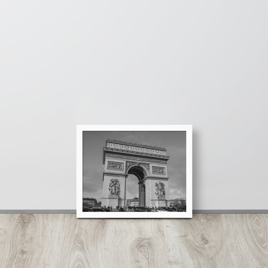Paris Arc de Triomphe -- High Quality --  Framed on photo paper