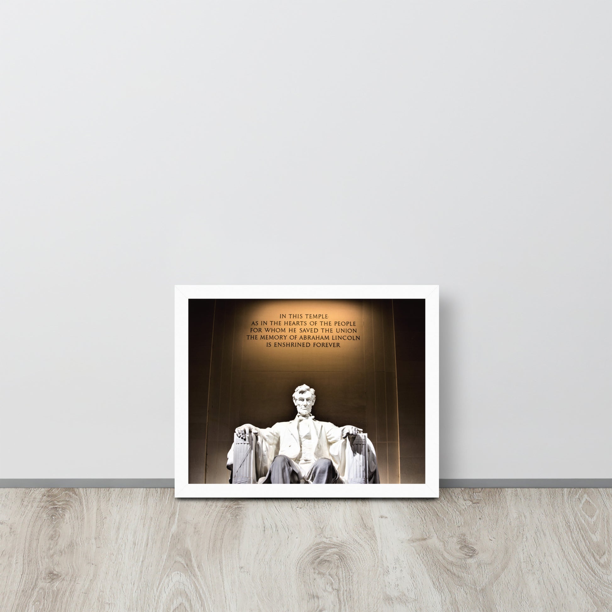 Abraham Lincoln -- High Quality -- Framed on photo paper