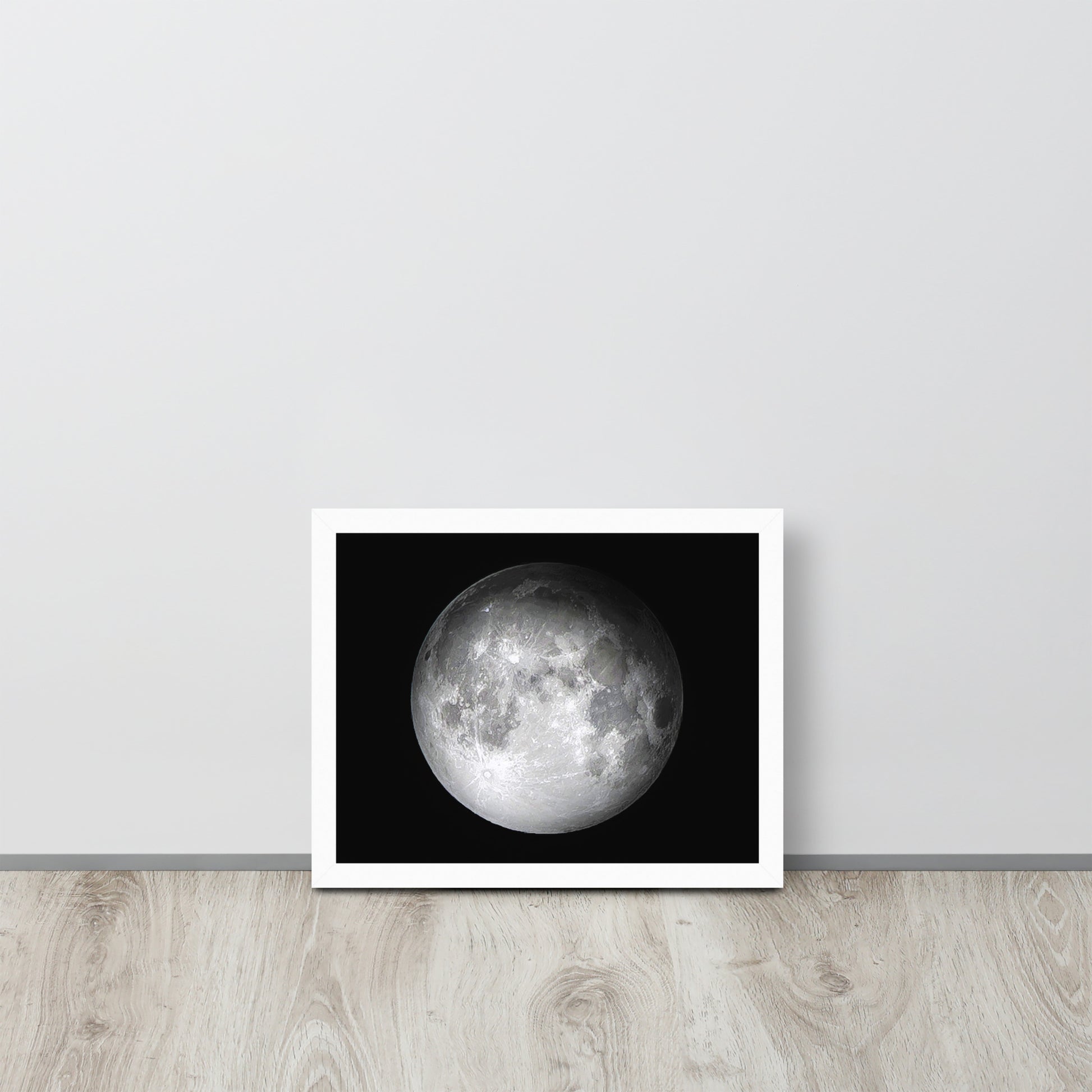 The Moon -- High Quality -- Framed on photo paper