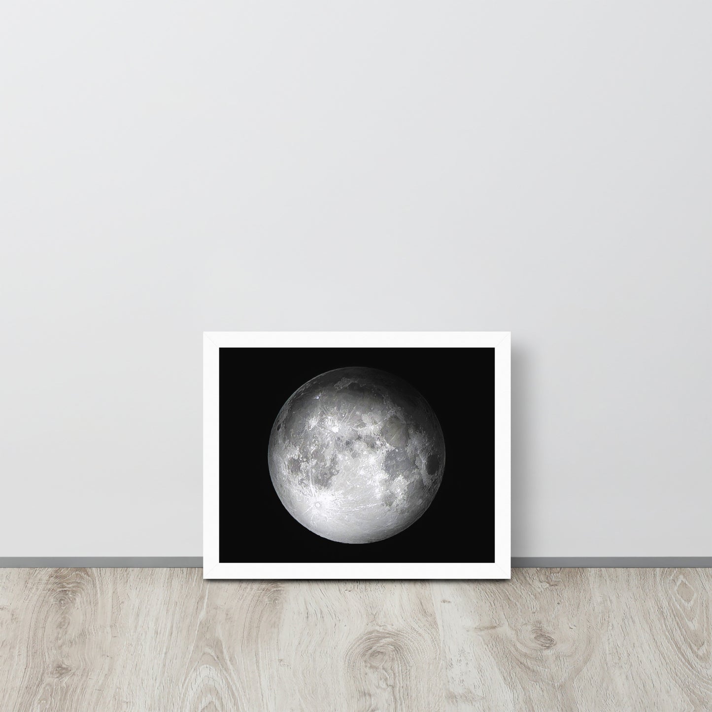 The Moon -- High Quality -- Framed on photo paper