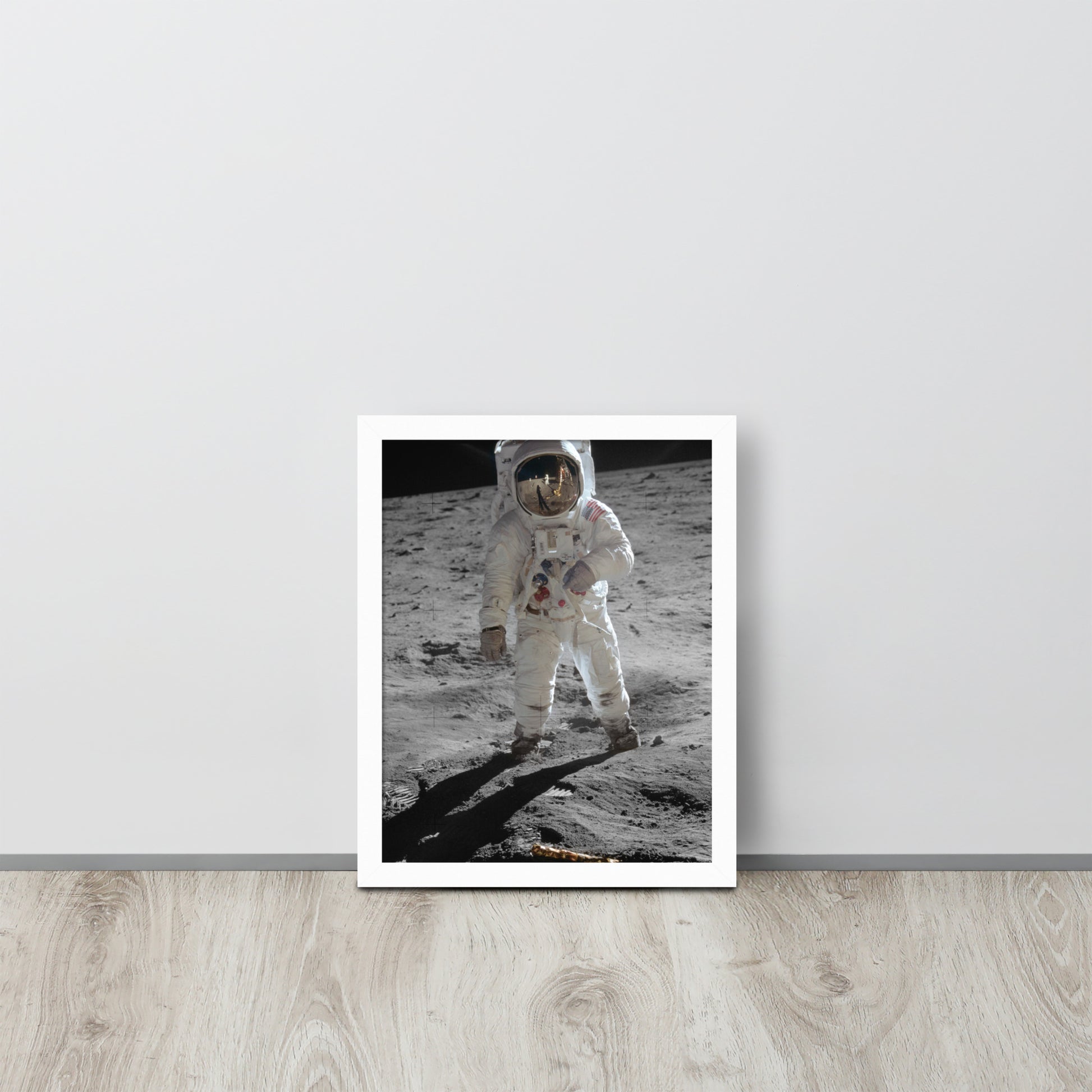 First Step on the Moon -- High Quality -- Framed on photo paper